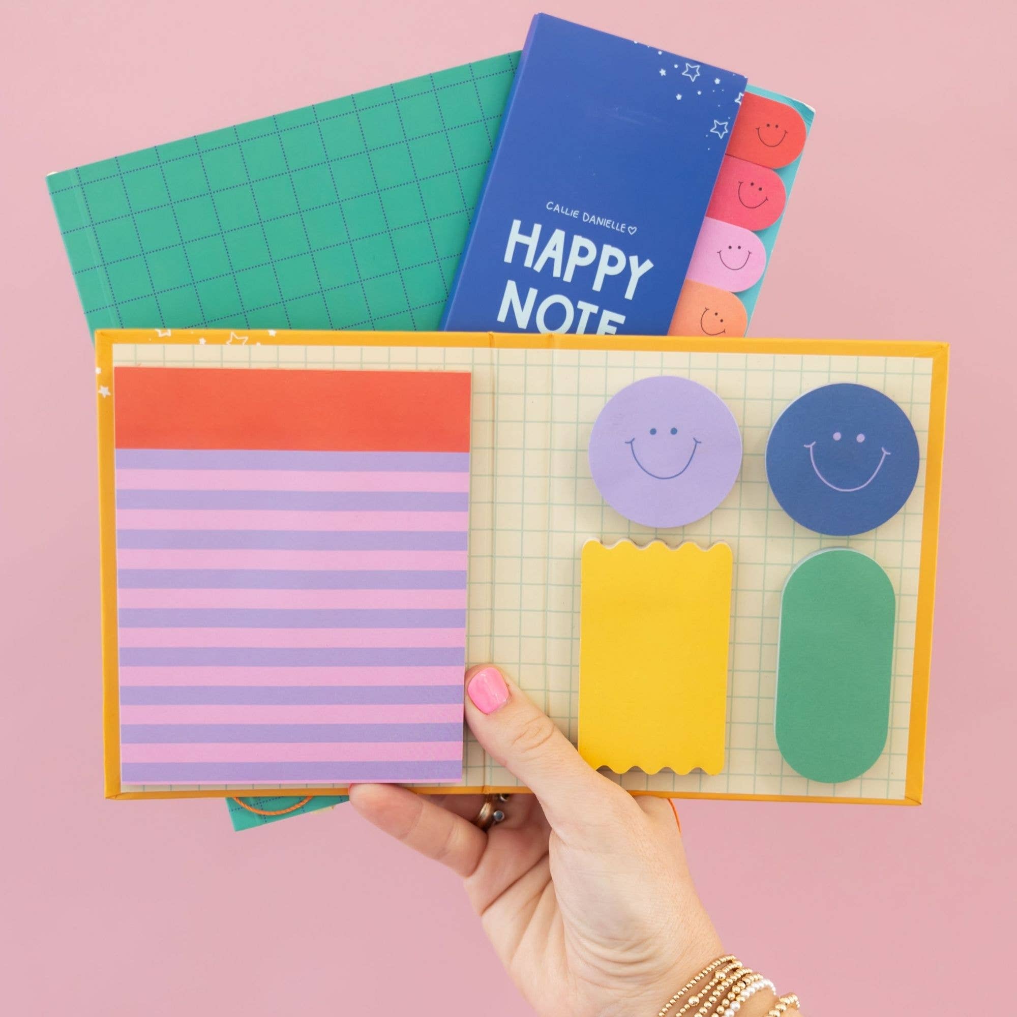 Happy Smiley Face Sticky Note Tabs