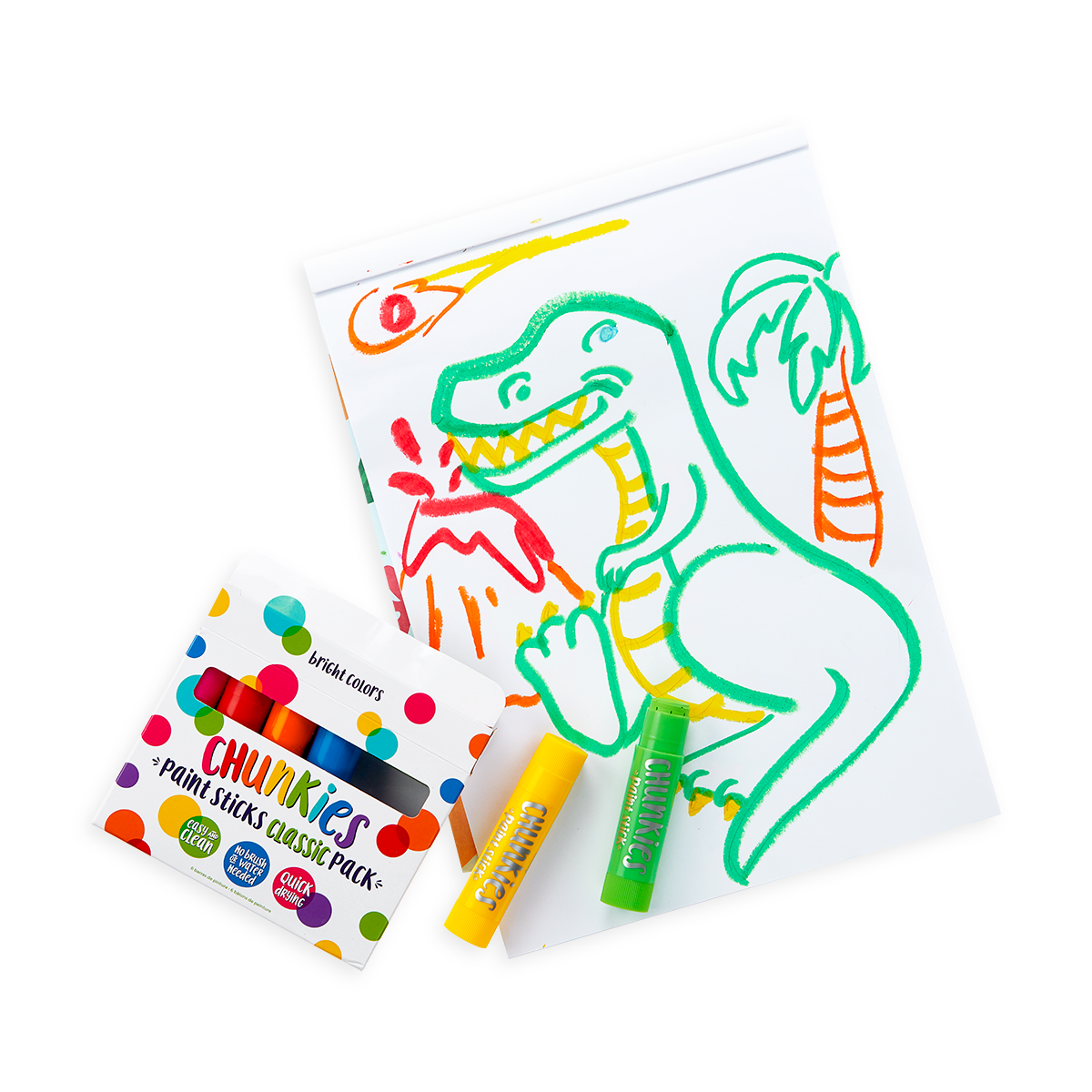 Chunkies Paint Sticks Classic Pack - Set of 6