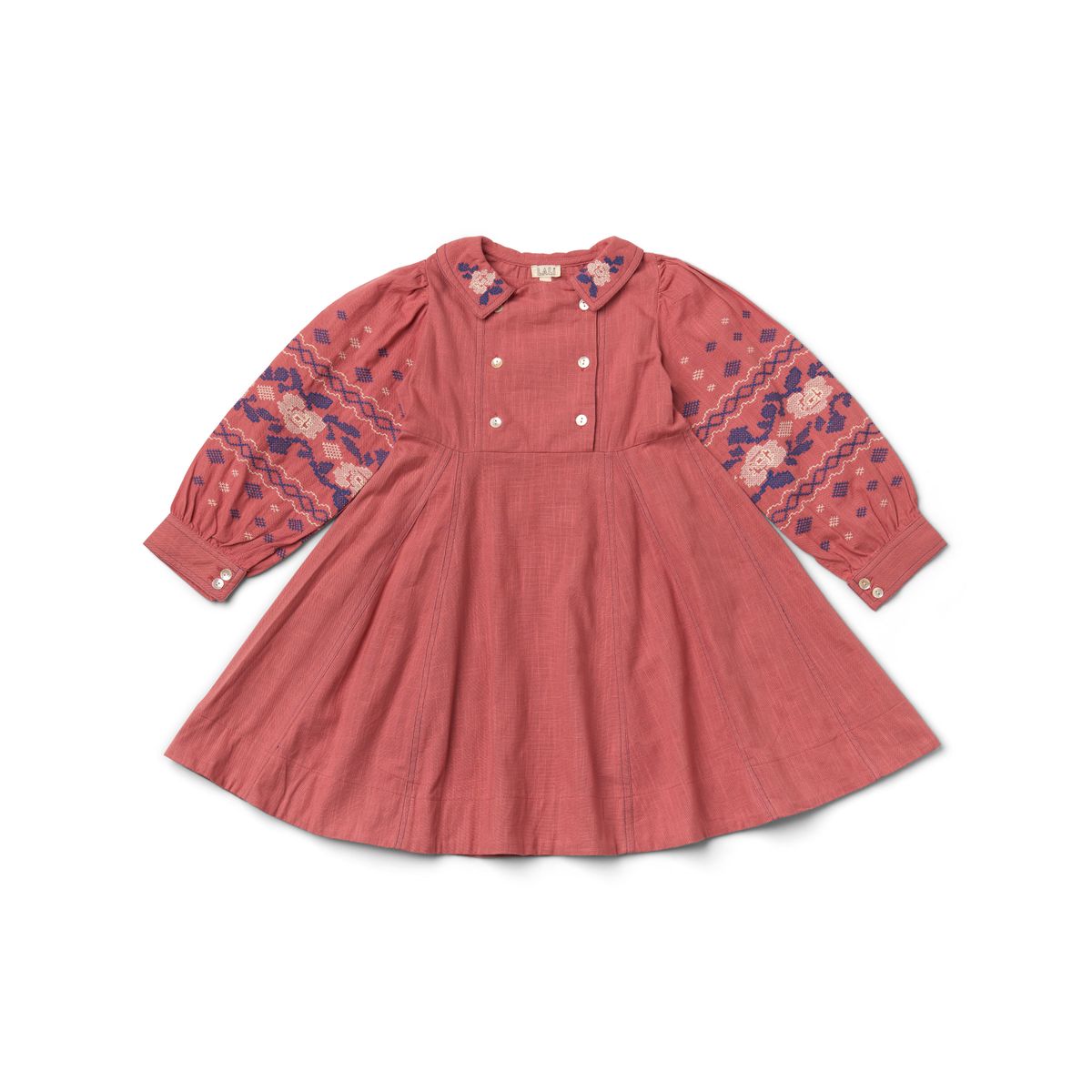 Gemma Dress in Dusty Cedar