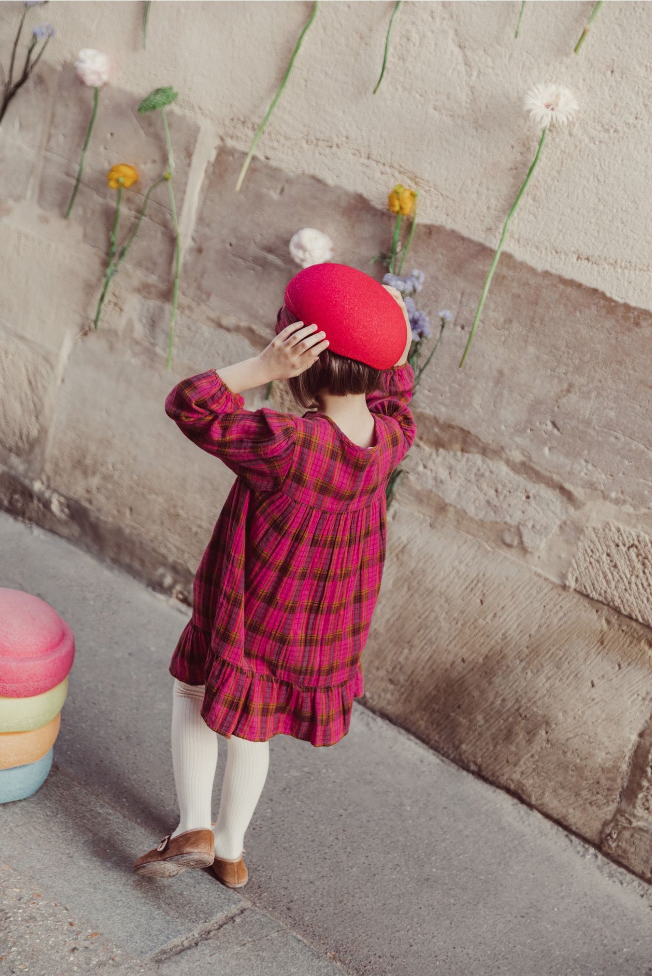 Massilia Dress - Pink Alp Checks