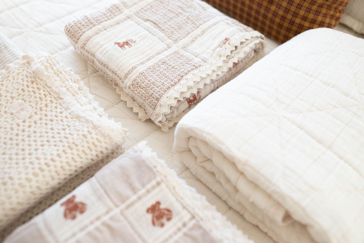 Patchwork Blanket - Teddy