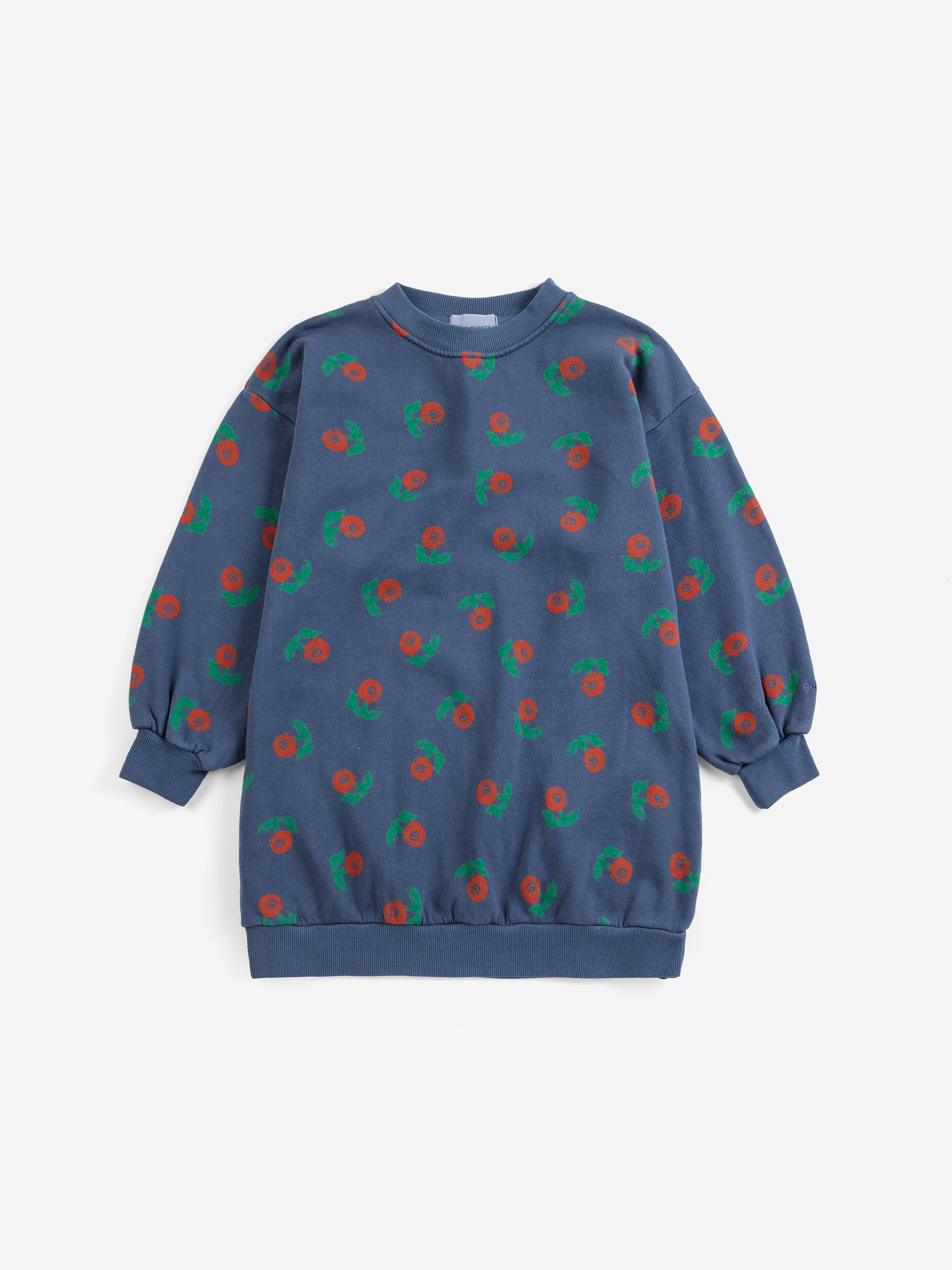 Stamp Bloom All Over Sweatshirt Dress