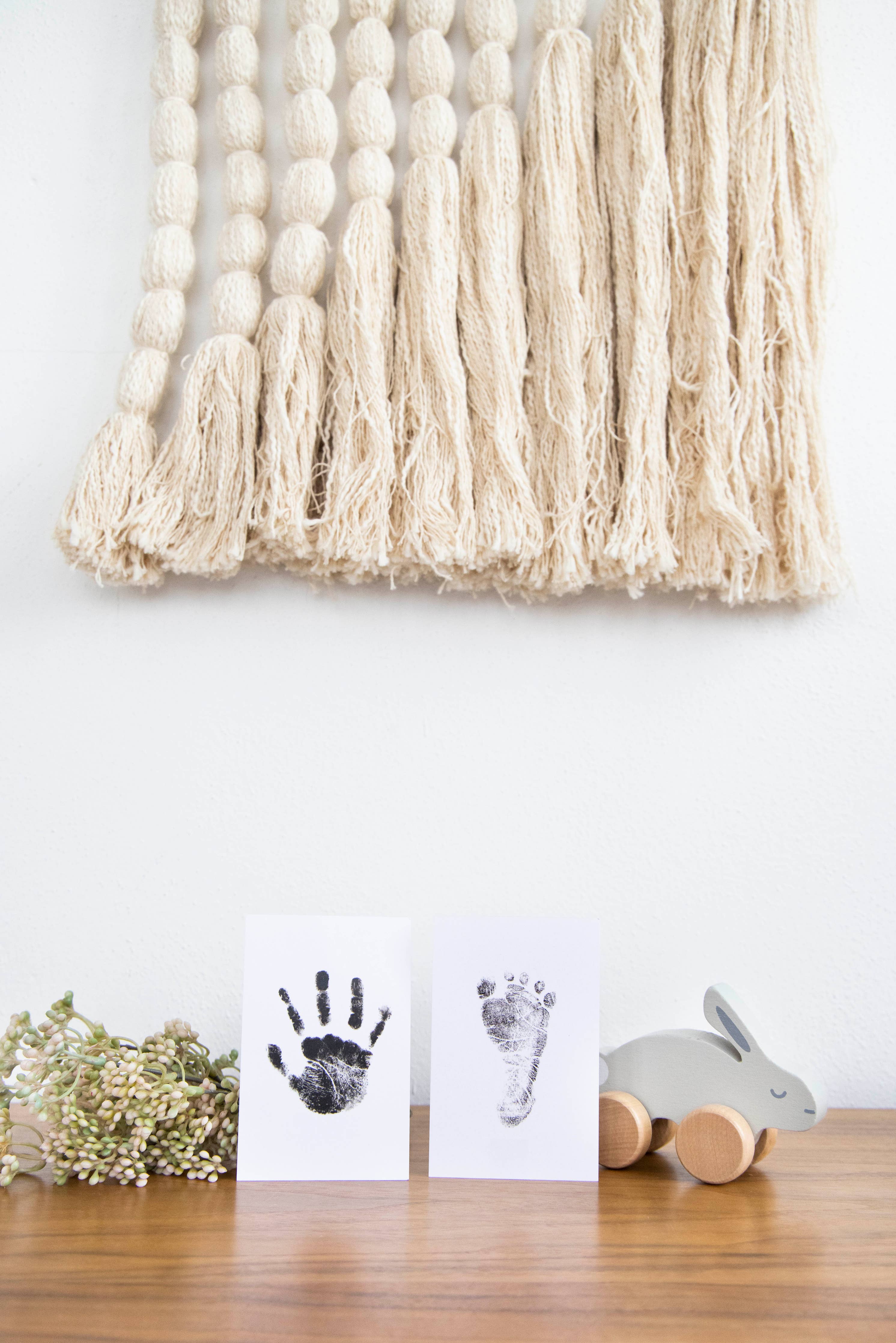 Baby Handprint or Footprint Clean-Touch Ink Pad Kit: Black