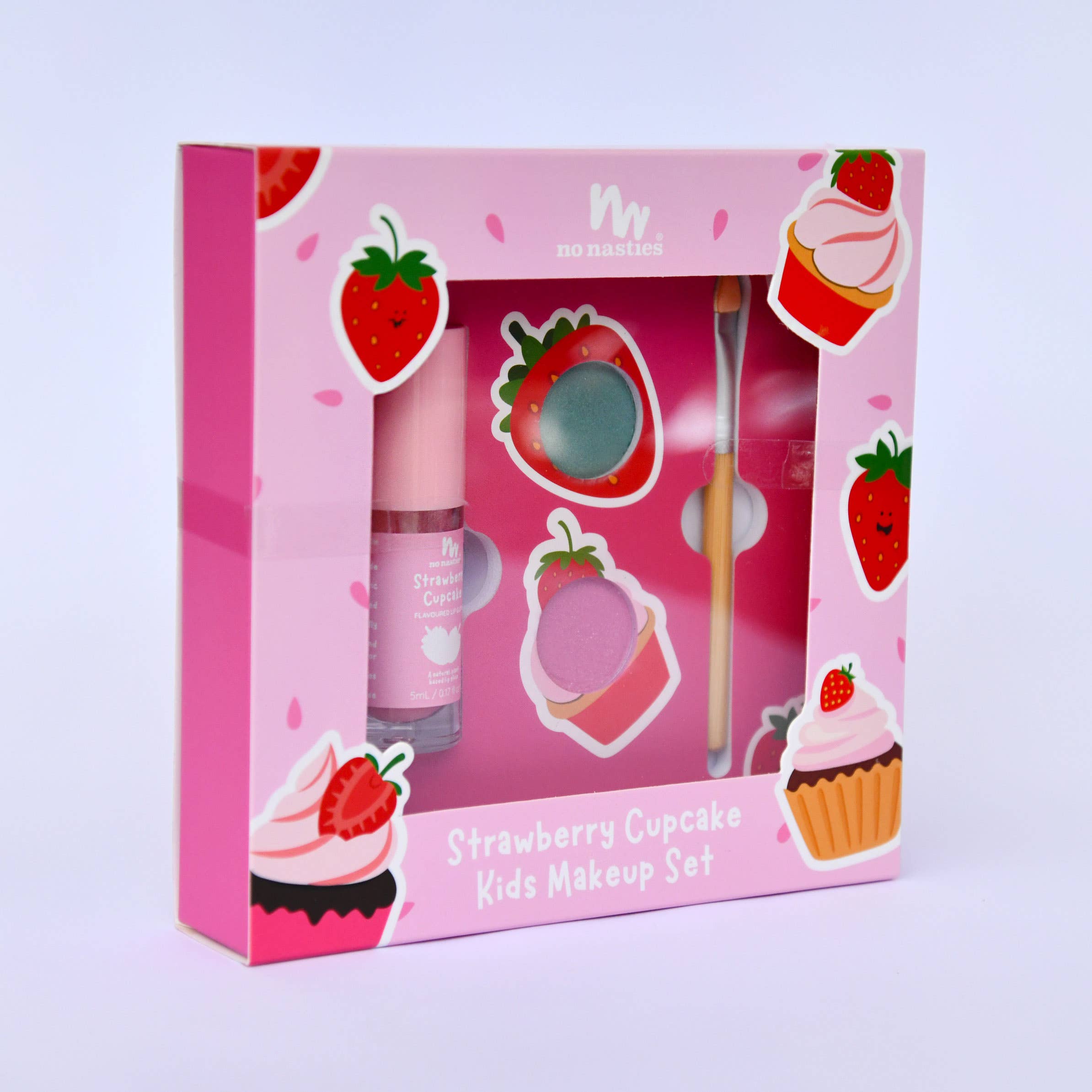 Strawberry Cupcake No Nasties Natural Makeup Gift Set