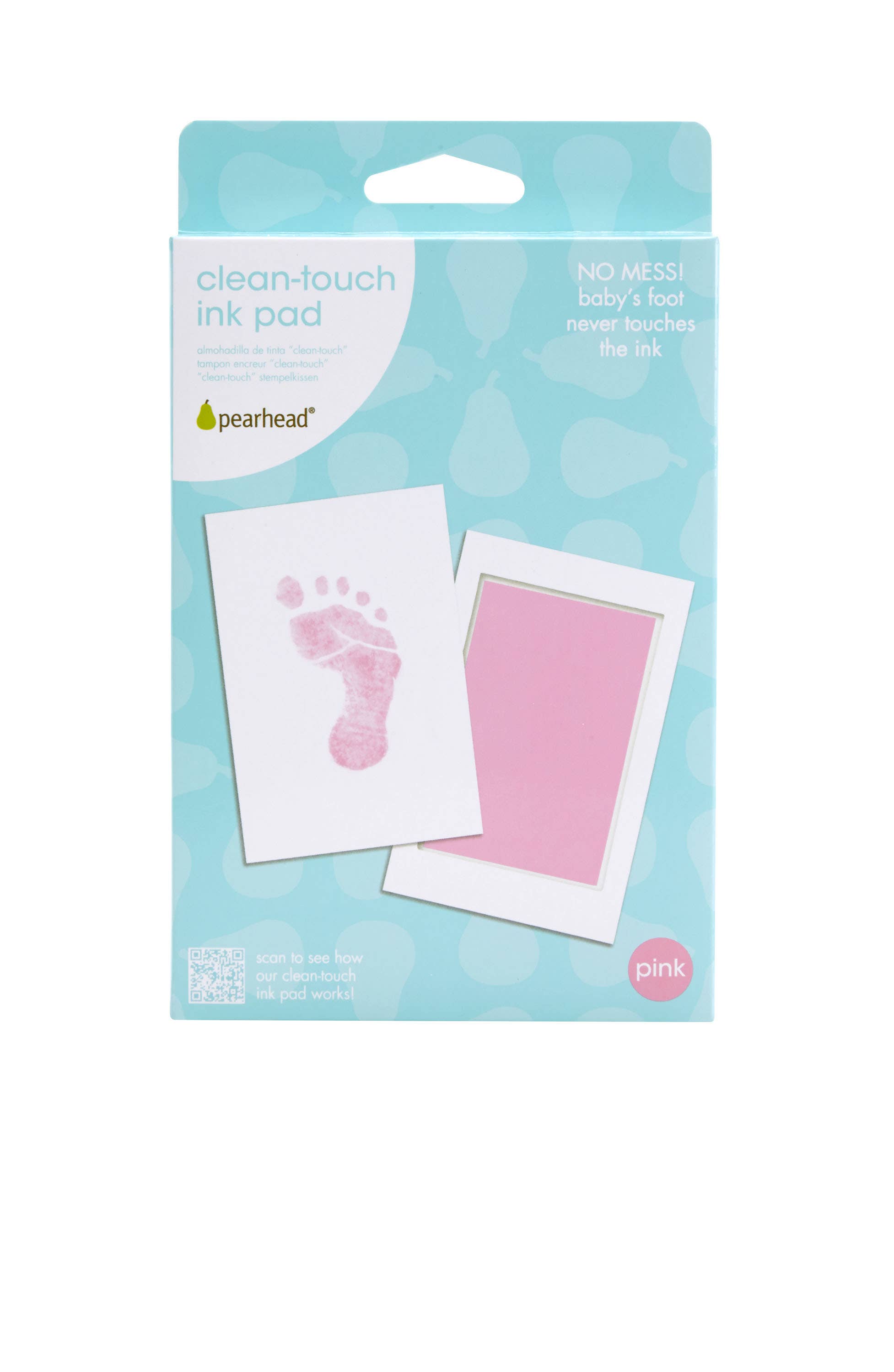 Baby Handprint or Footprint Clean-Touch Ink Pad Kit: Black
