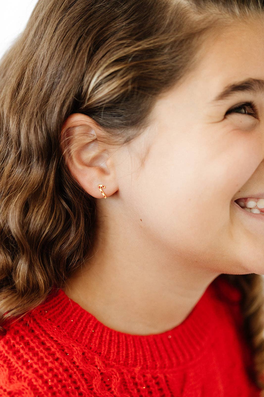 Candy Cane Earring