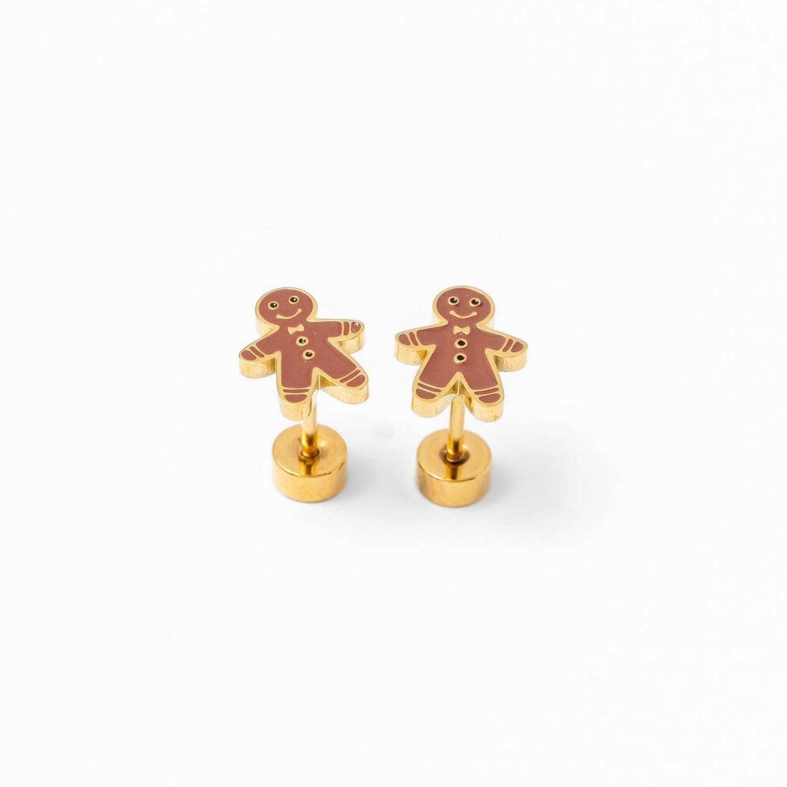 Gingerbread Man Earring