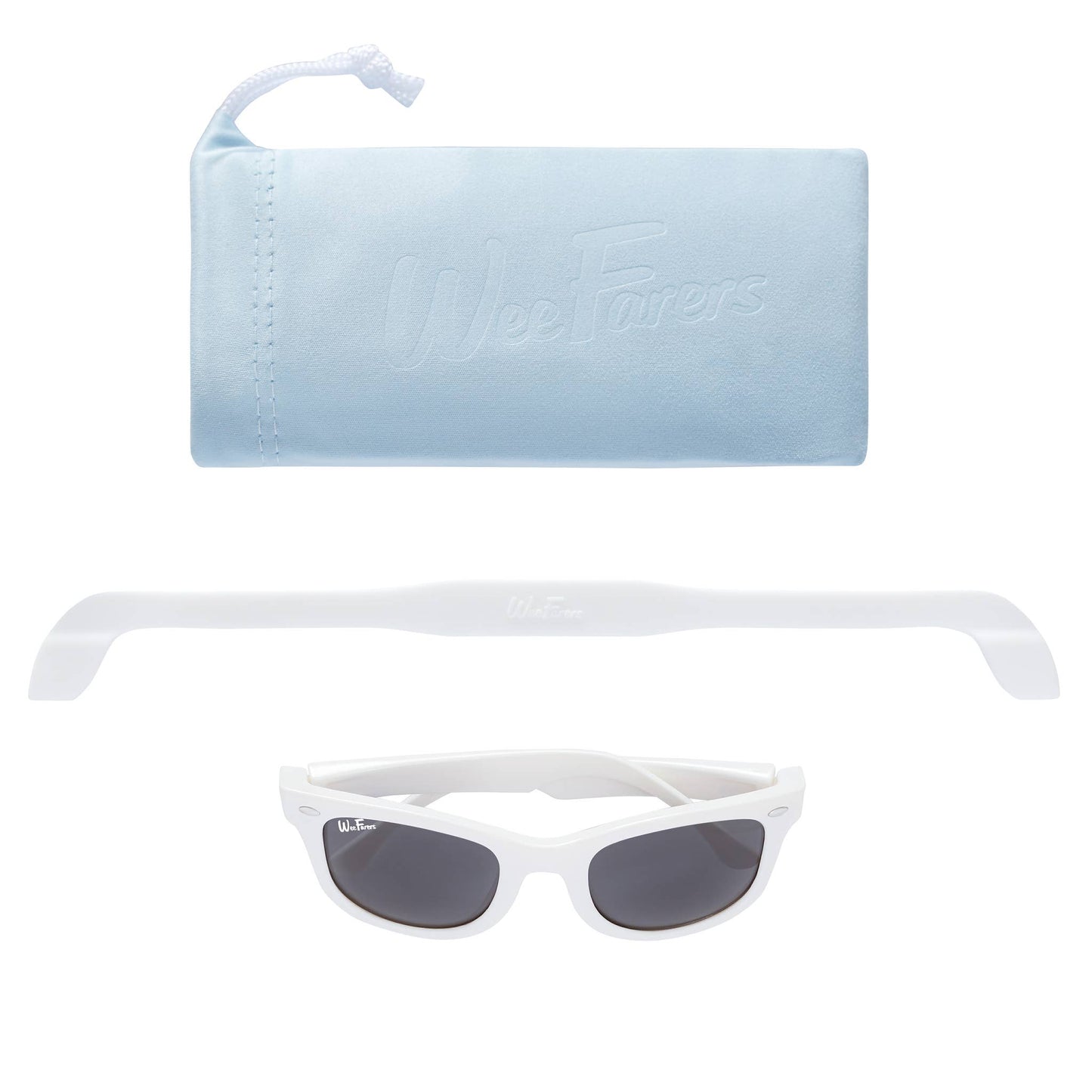Polarized WeeFarers - White: Ages 4-6Y
