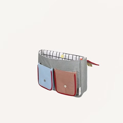 Schoolbag Lemon Tree - Gingham Midnight, Moon