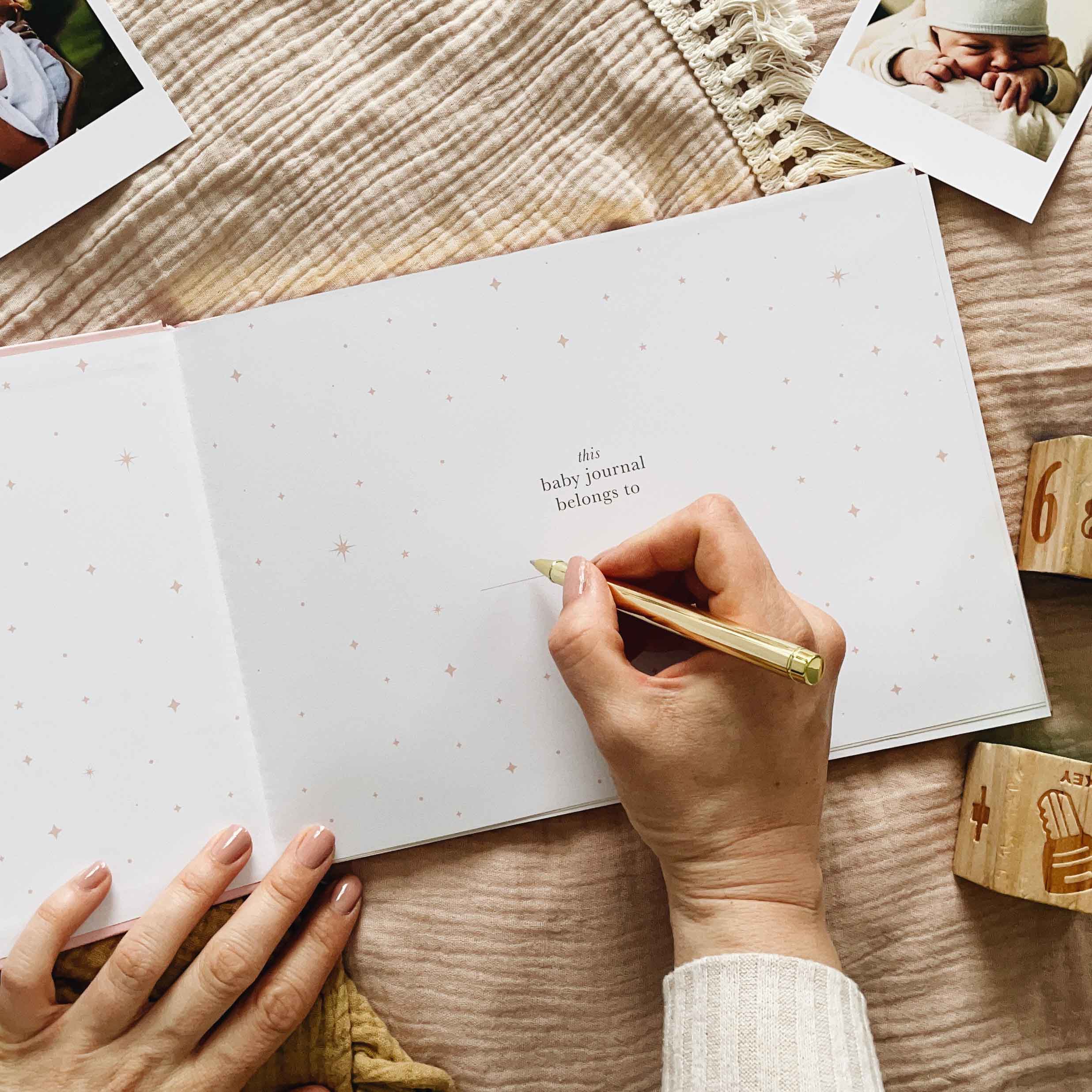 My Baby Journal (Blush) - Gift For New Parents