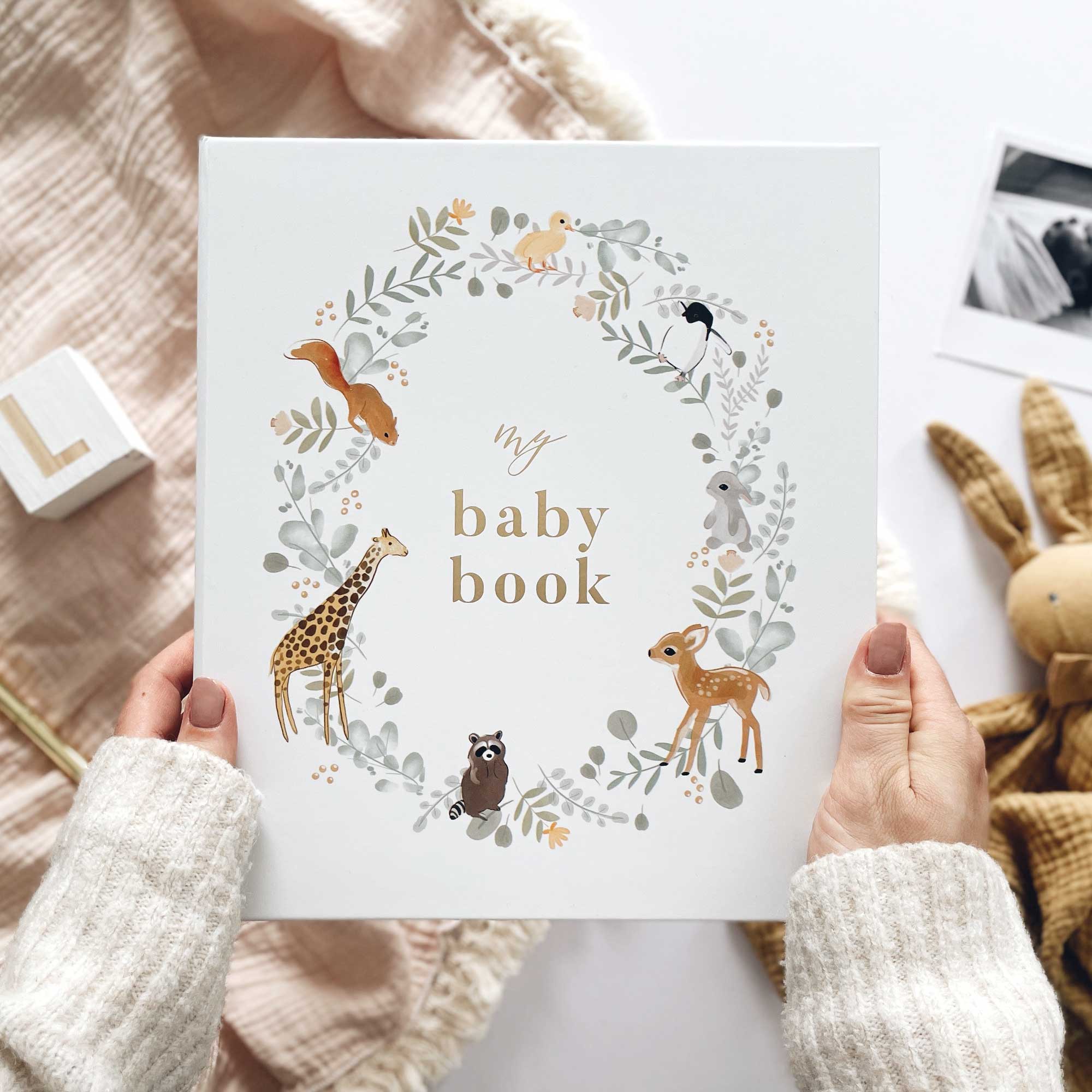 My Baby Book (Animals) Luxury Keepsake Memory Book