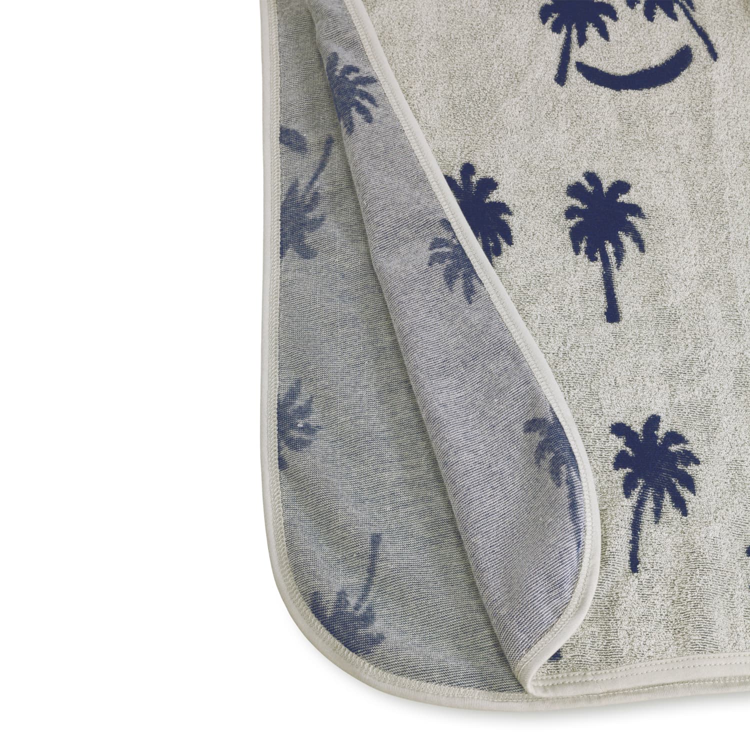 Beach Cover Up - Palm Blue