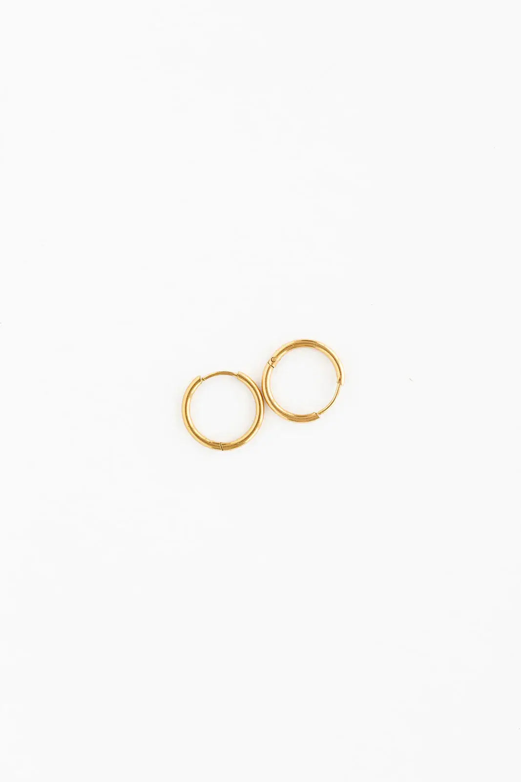 Endless Hoop Thin Gold: Gold / 8 mm