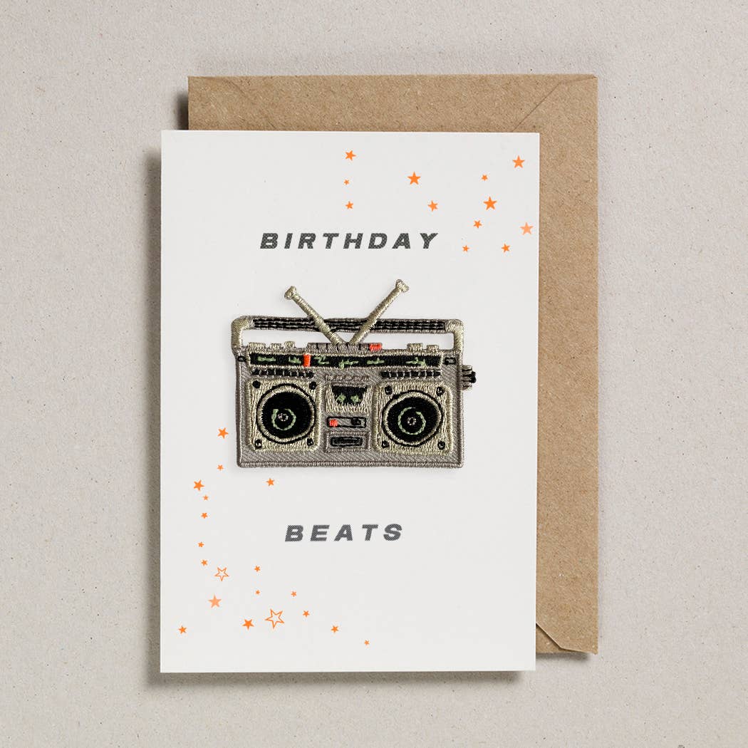 Patch Cards Boom Box