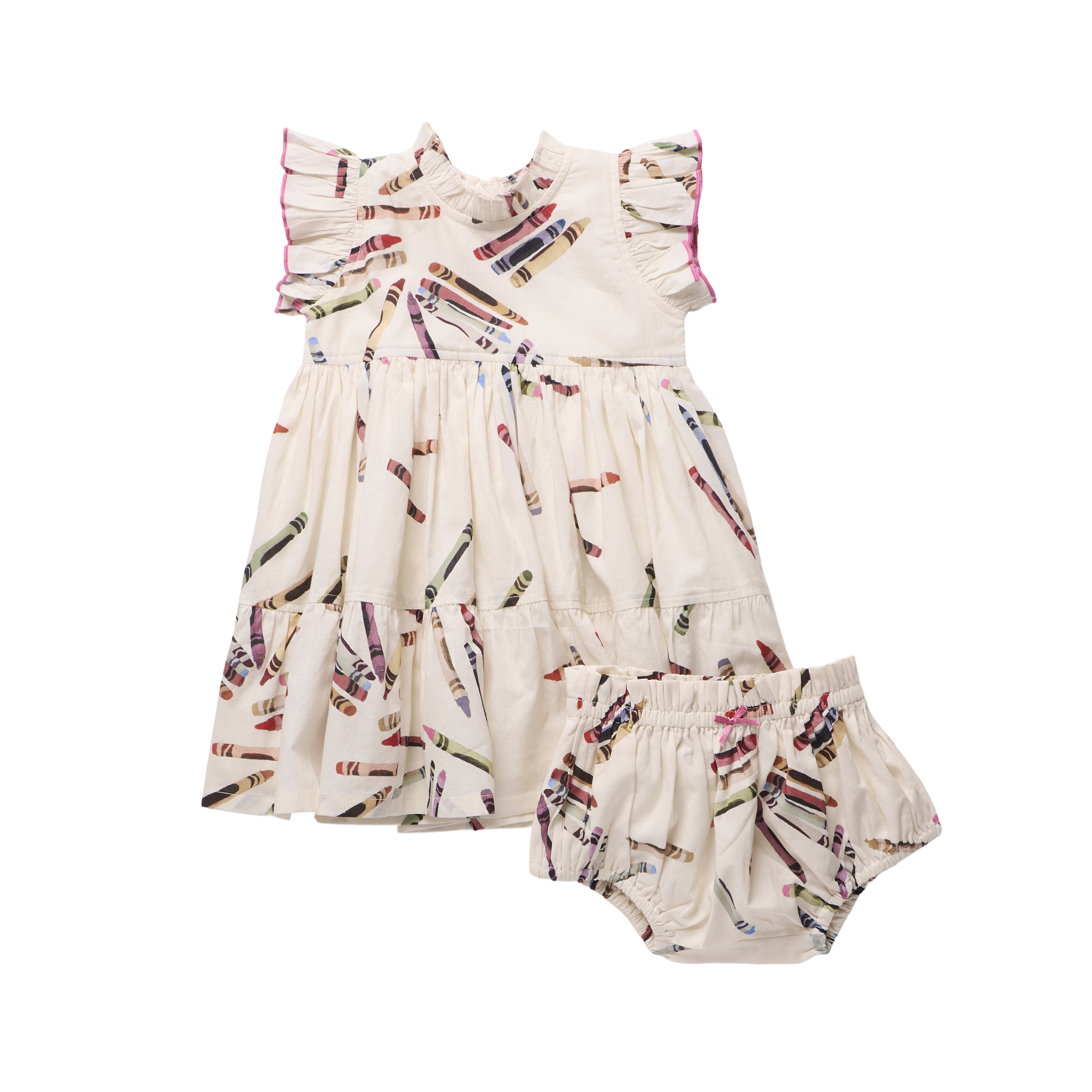 Baby Girls Jennifer Dress Set - Tossed Crayons
