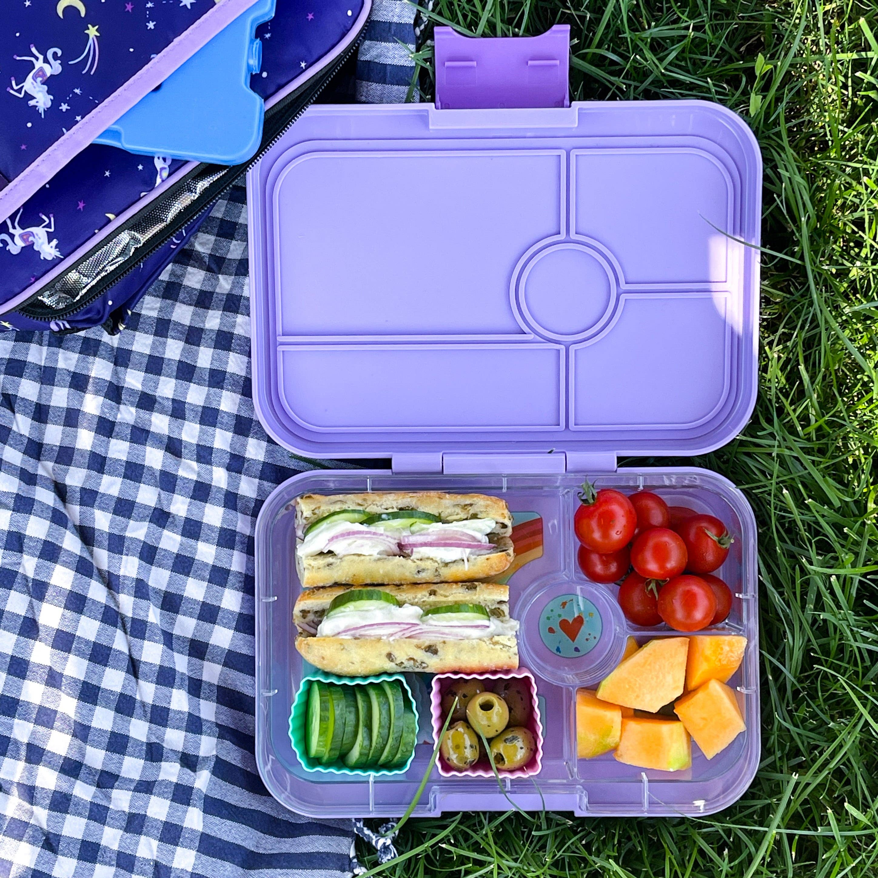 Yumbox Tapas Lunch Box - Seville Purple - Leakproof Rainbow
