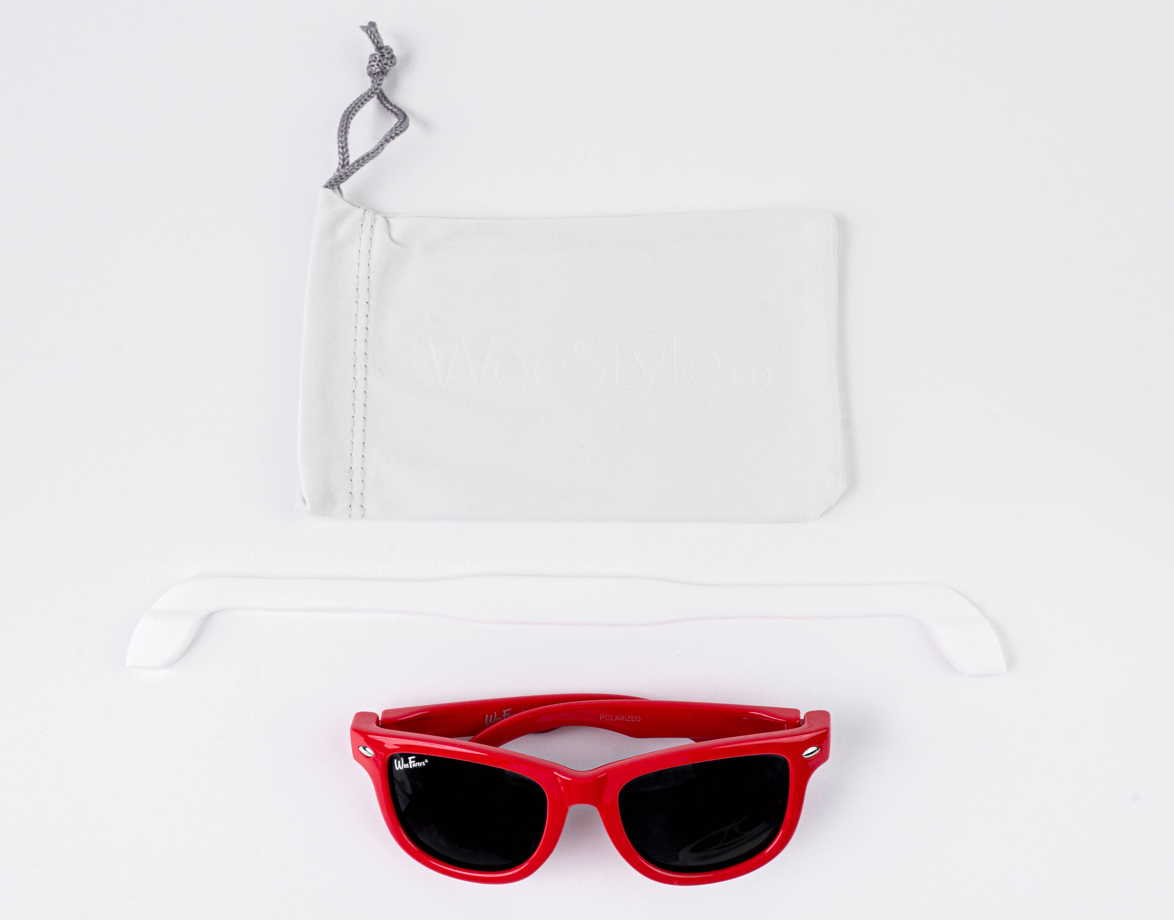 Polarized WeeFarers - Popsicle Red: 2-3y