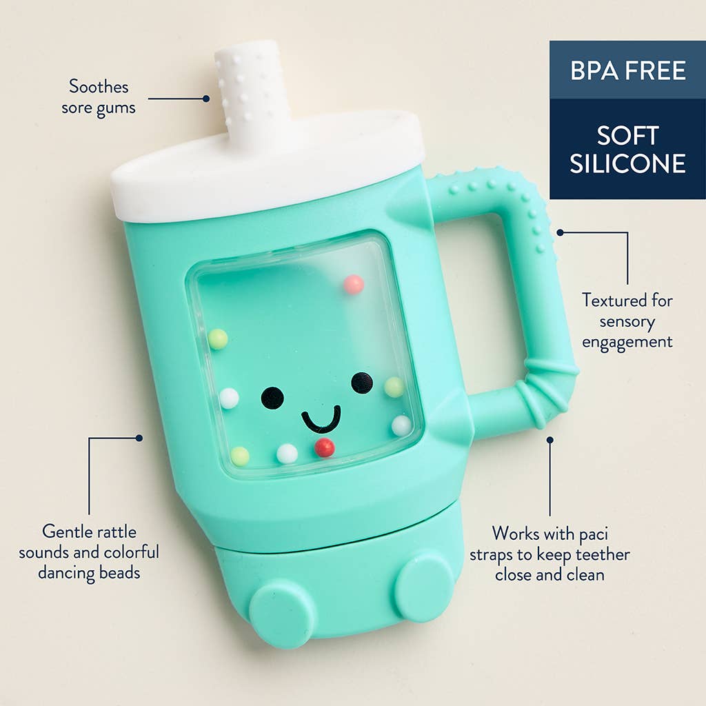 Sweetie Shake Plus™ - Teething + Rattle Toy: Croissant
