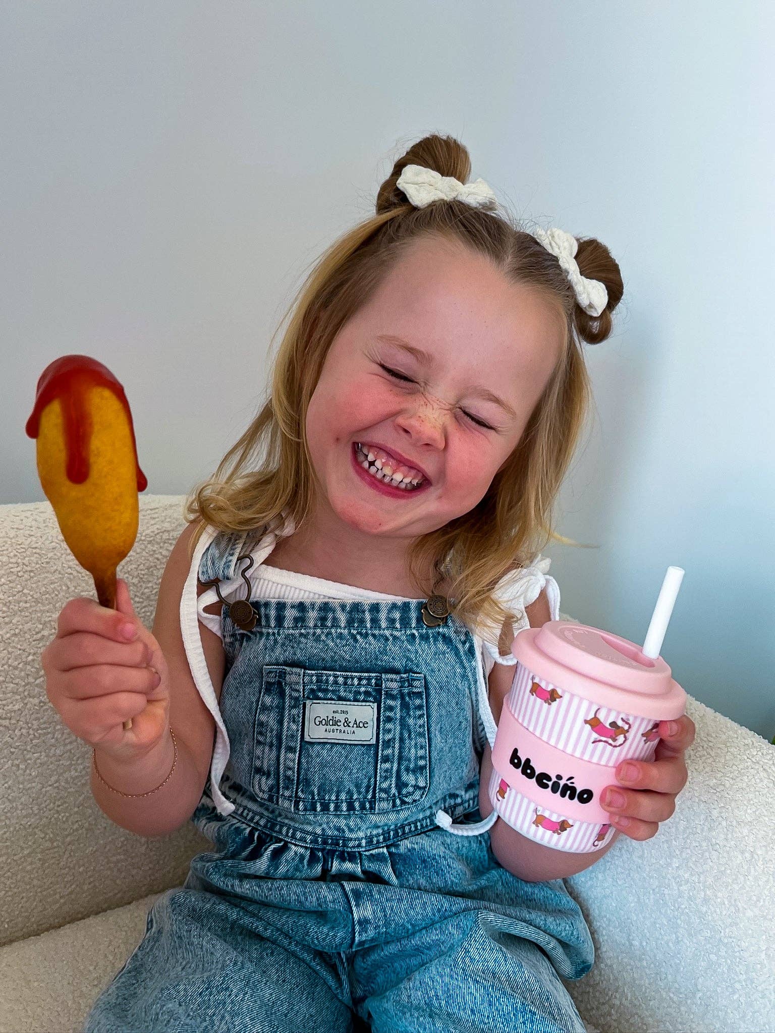 Dash in Pink Kids Keep Cup - 240ml (STRAW INCLUDED)