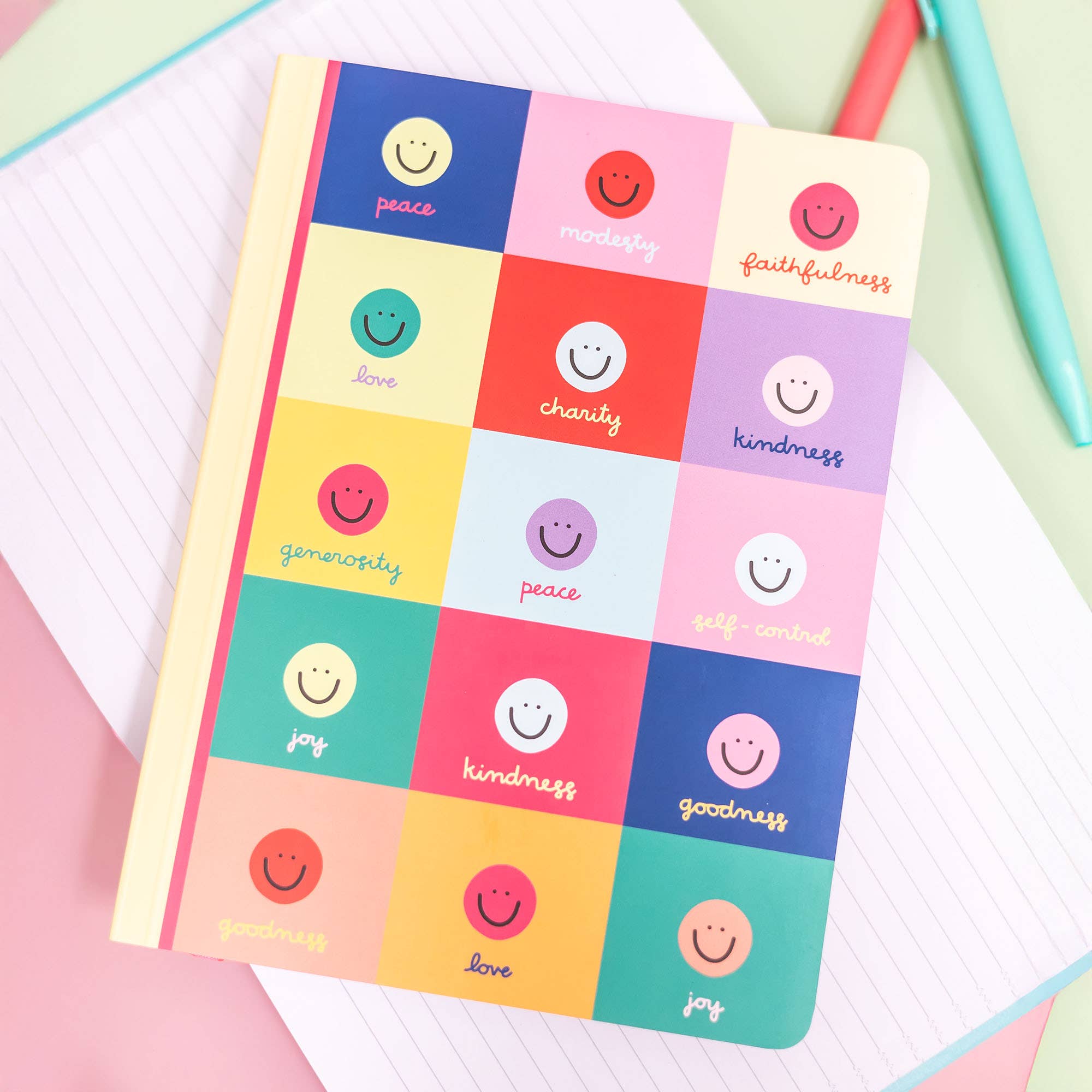 Fruit Of The Spirit Smiley Faces Flex Bound Journal