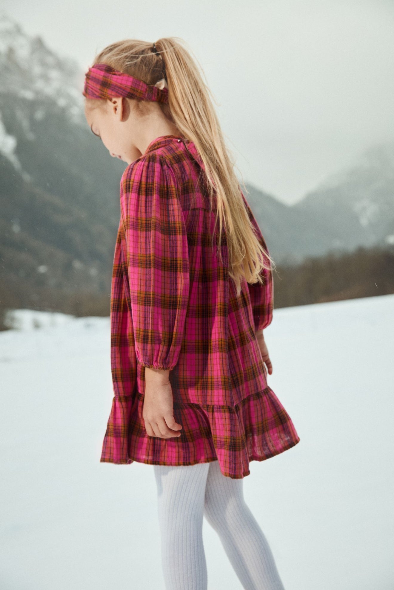 Massilia Dress - Pink Alp Checks