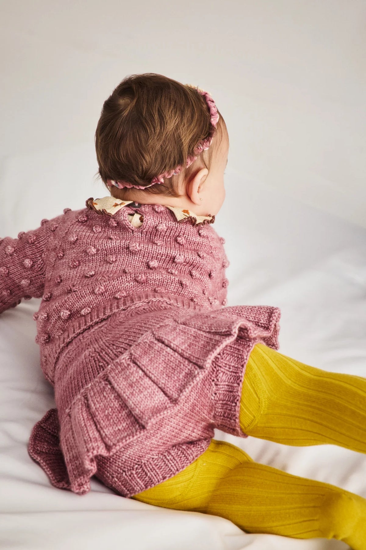 Baby Original Popcorn Sweater - Antique Rose