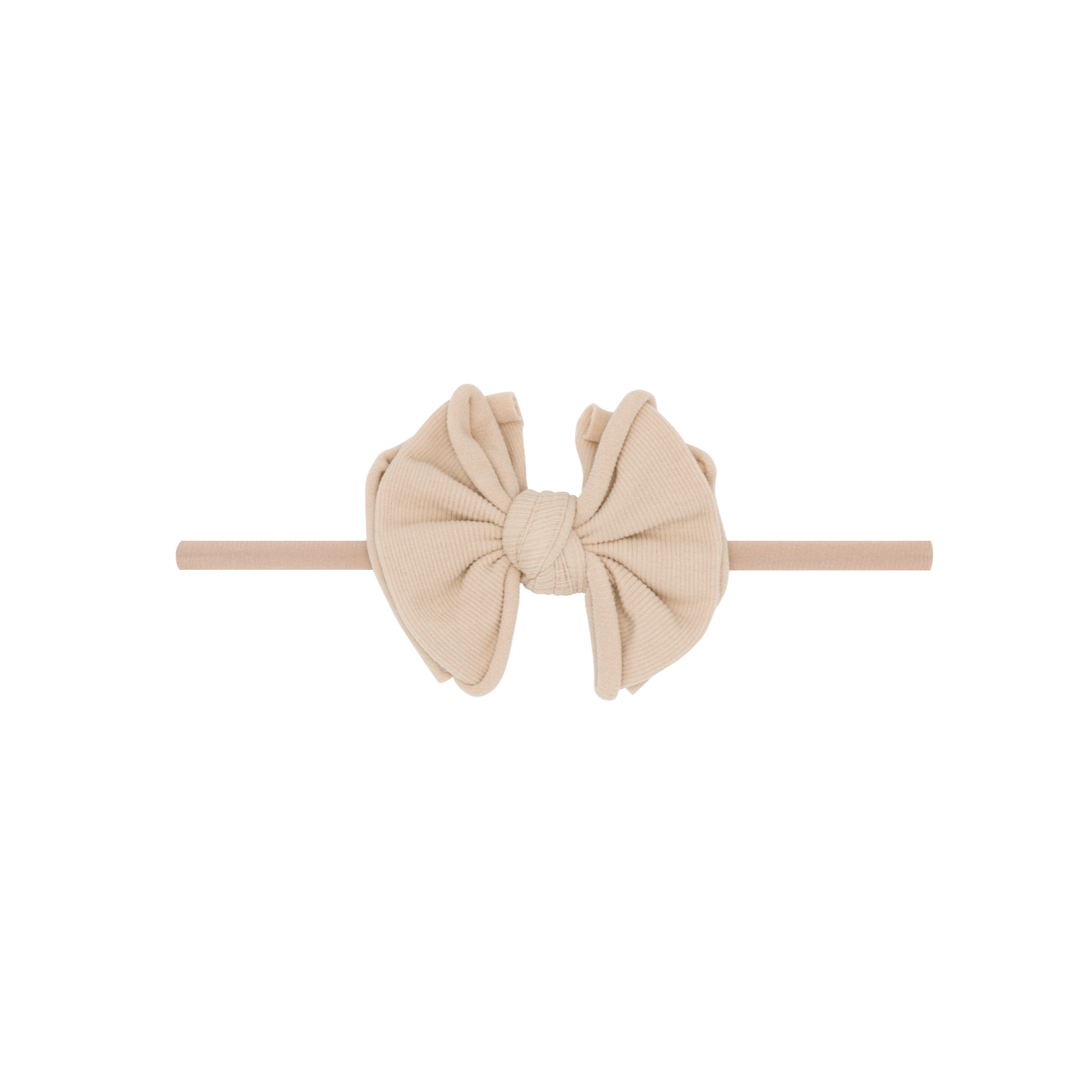 Baby Bling® Baby FAB® Skinny Soft Nylon Bow Headband: Cherry Red