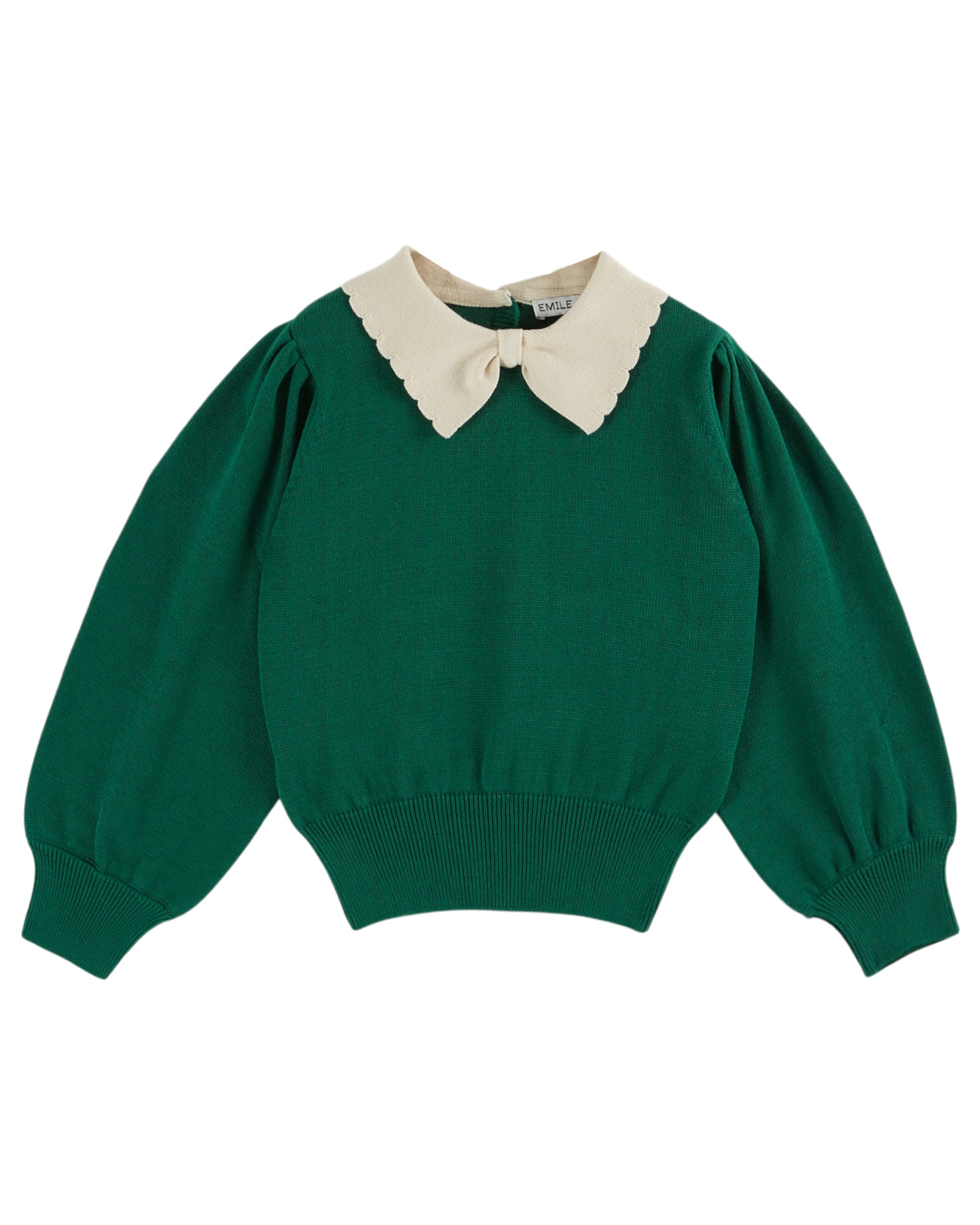 Pullover Col Pierrot - Vert