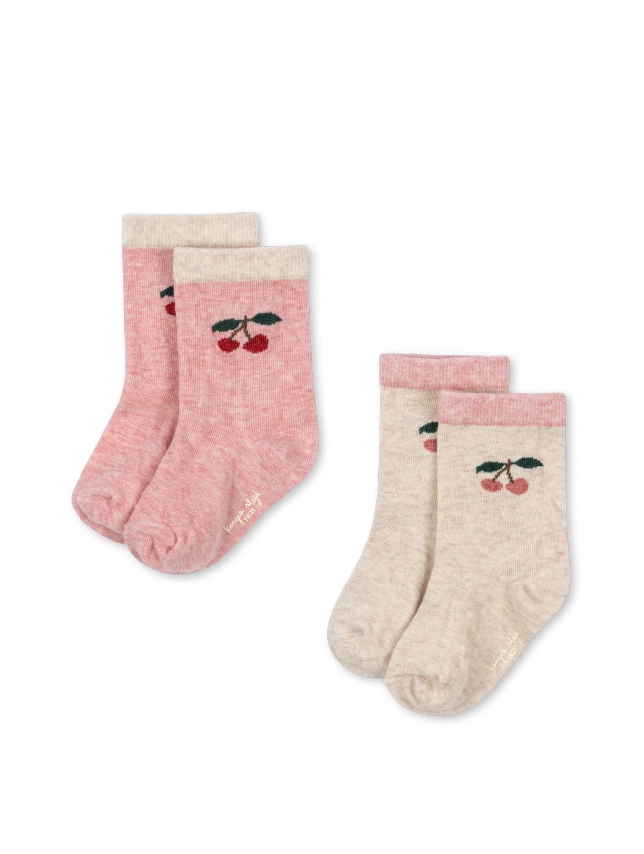 2 Pack Cherry Sock - Cherry