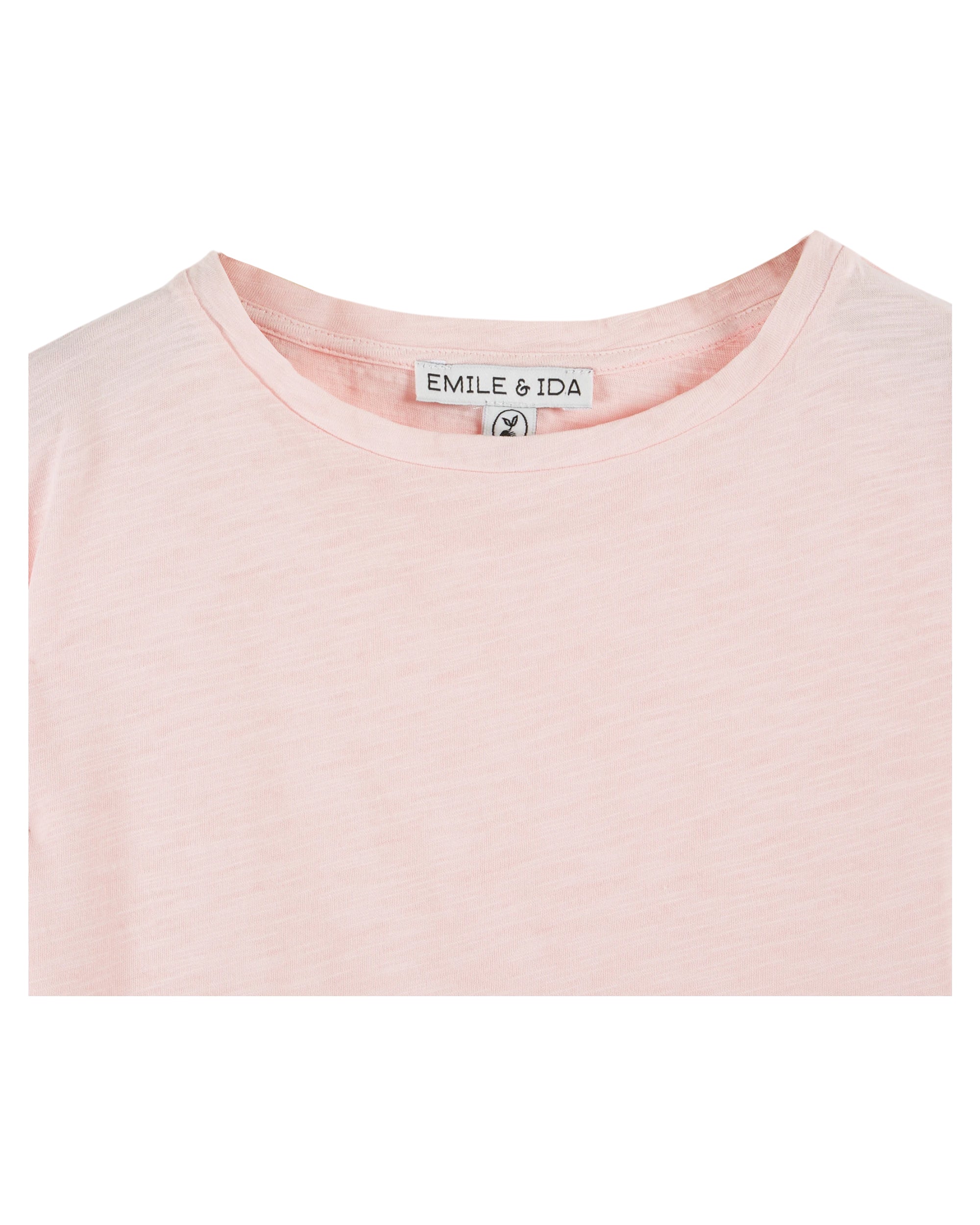 Slub Jersey T Shirt Macaron