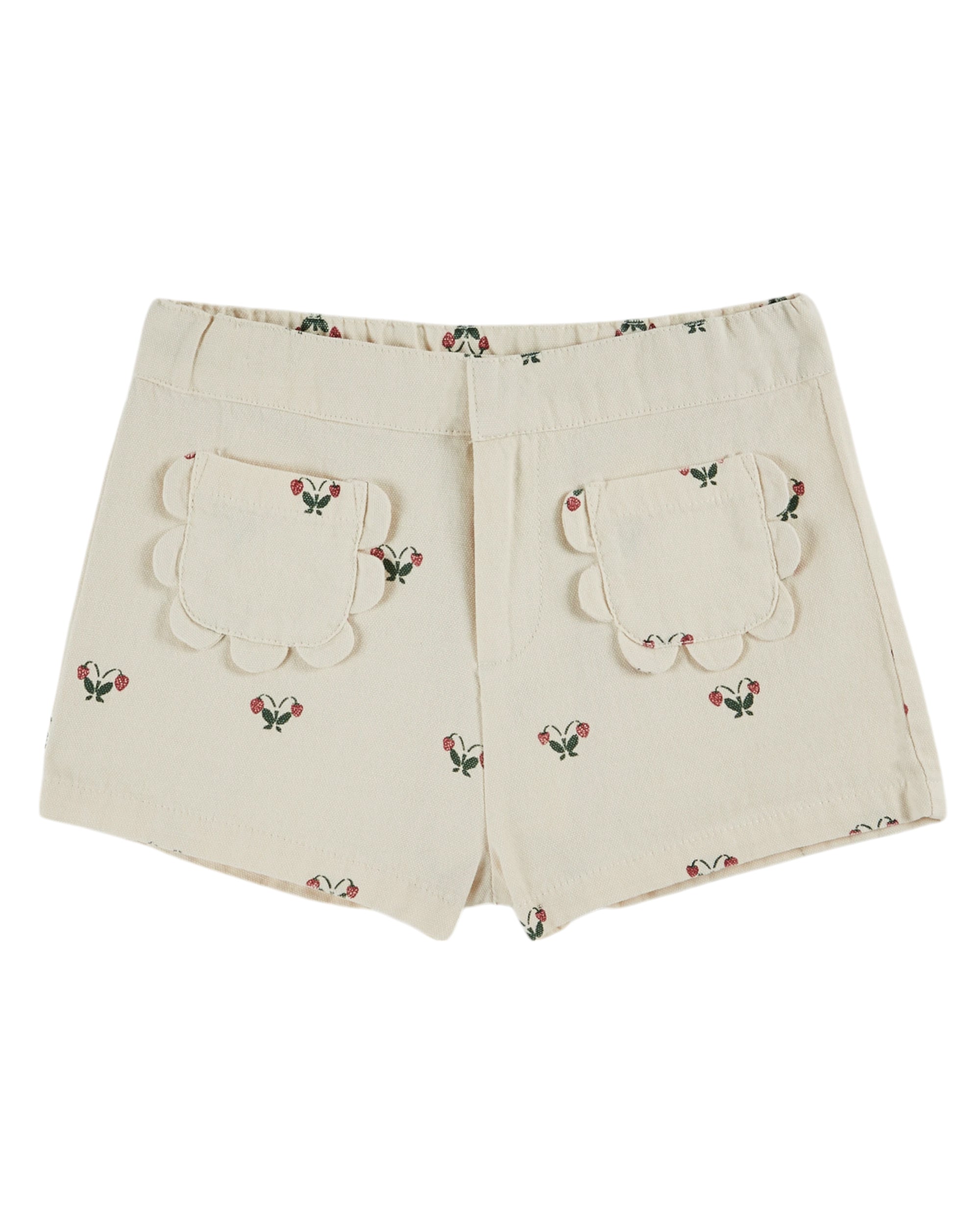 Flower Pocket Shorts - Fraisillon
