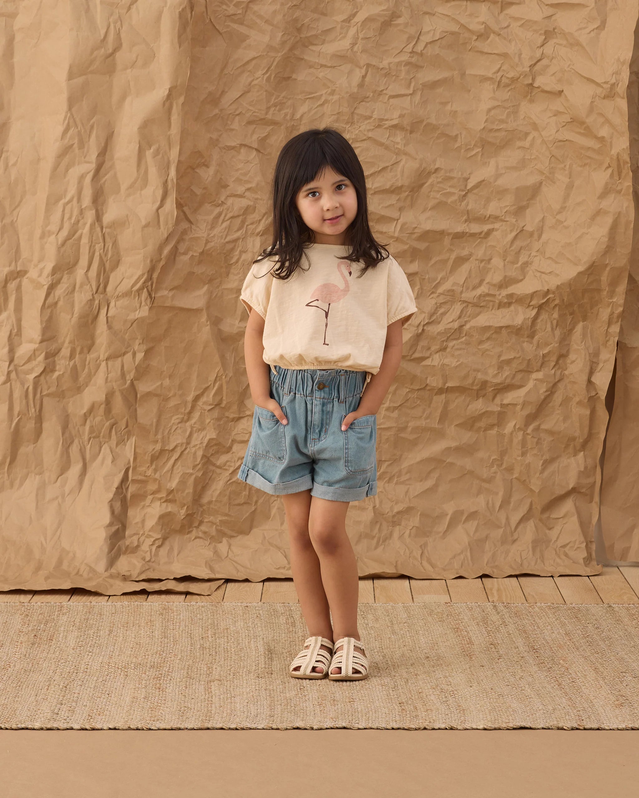 Alba Short Denim - Washed Blue