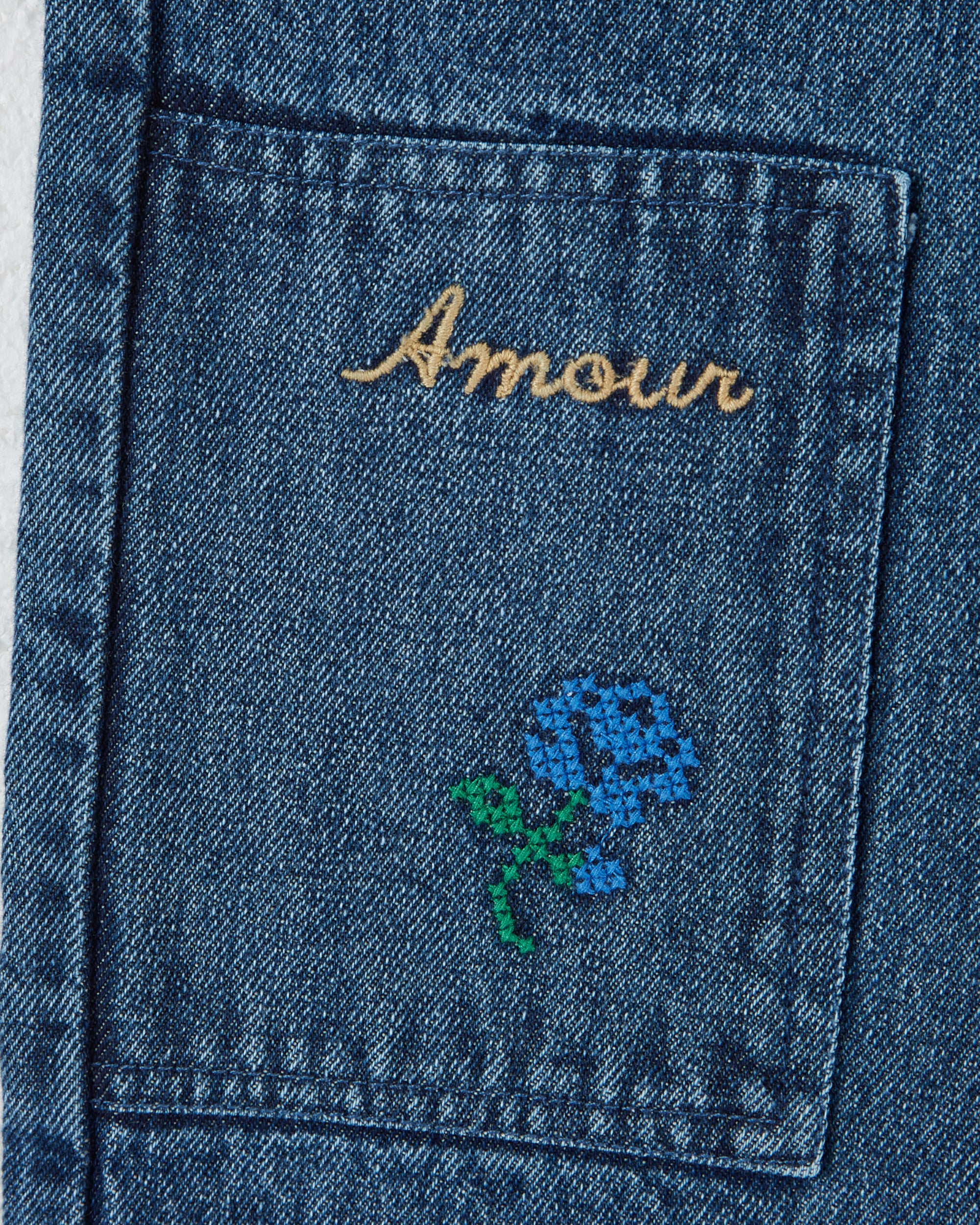 Pantalon Denim Brode - Denim
