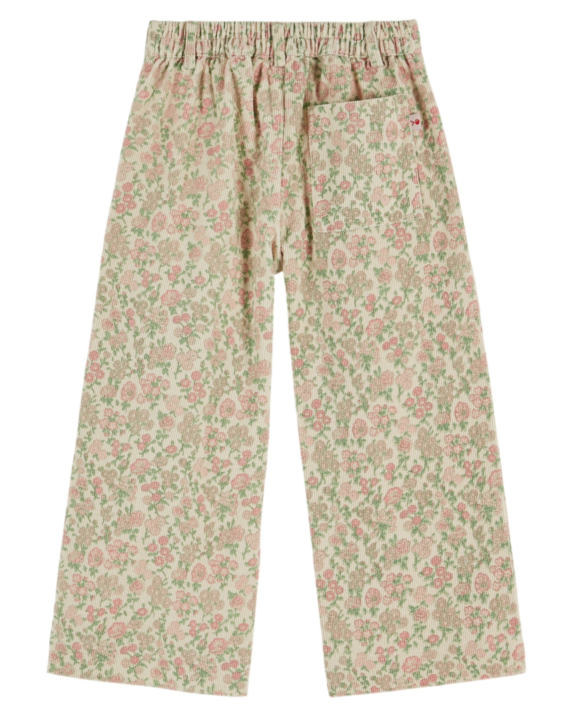 Pantalon Large Imprime Velours - Bucolique