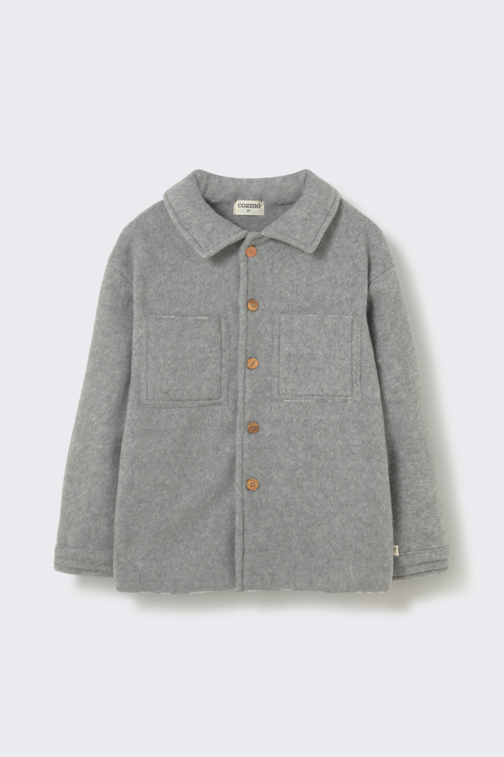Alghero Soft Bamboo Overshirt - Grey