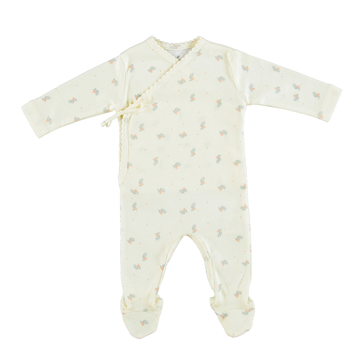 Ayla Wrap Overall - Pink Branch