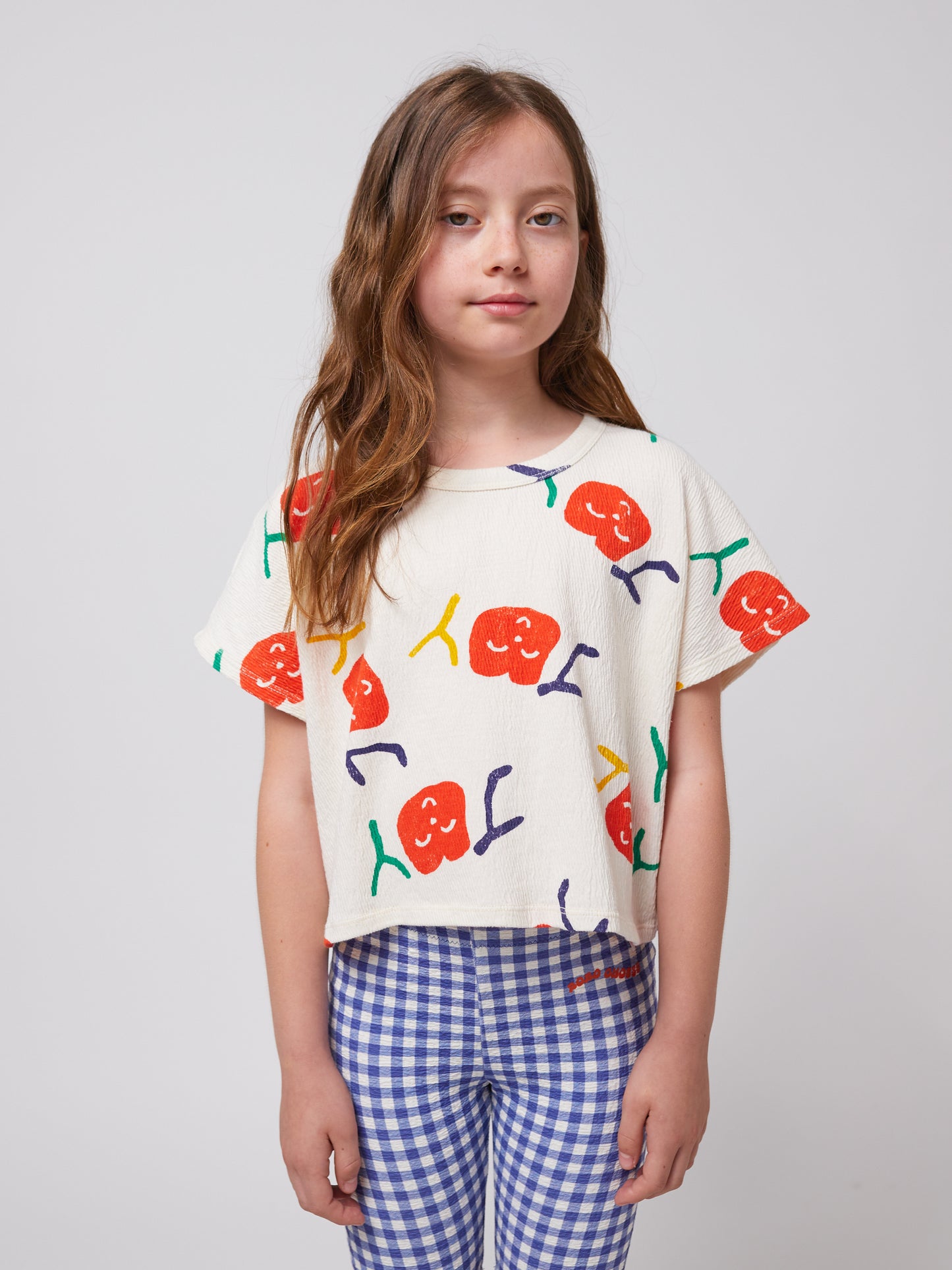 Smiling All Over Cropped T-Shirt