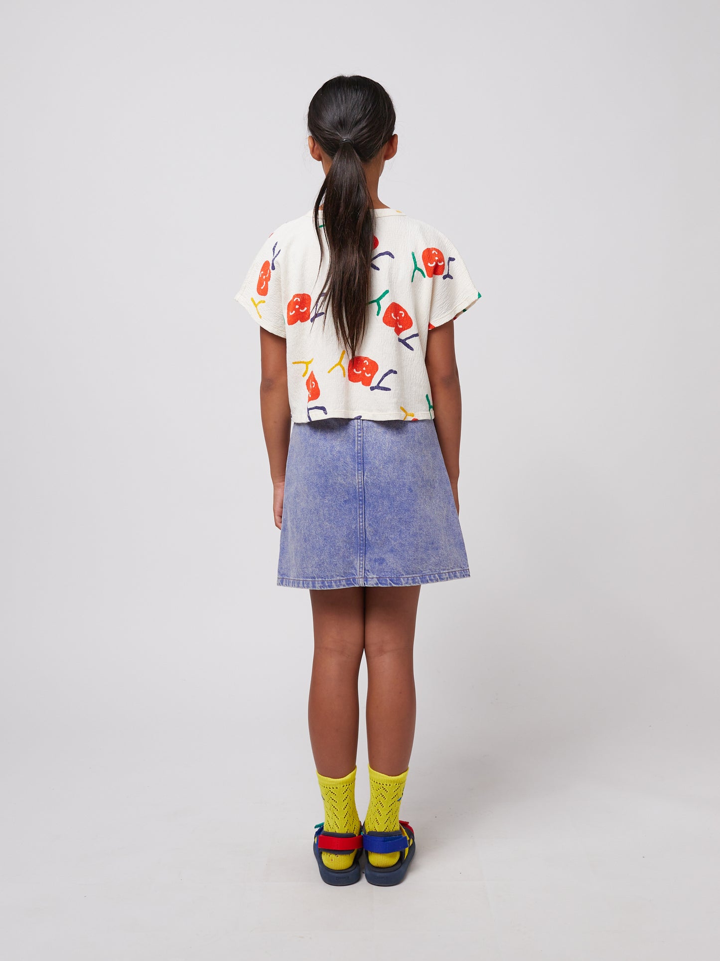 Smiling All Over Cropped T-Shirt