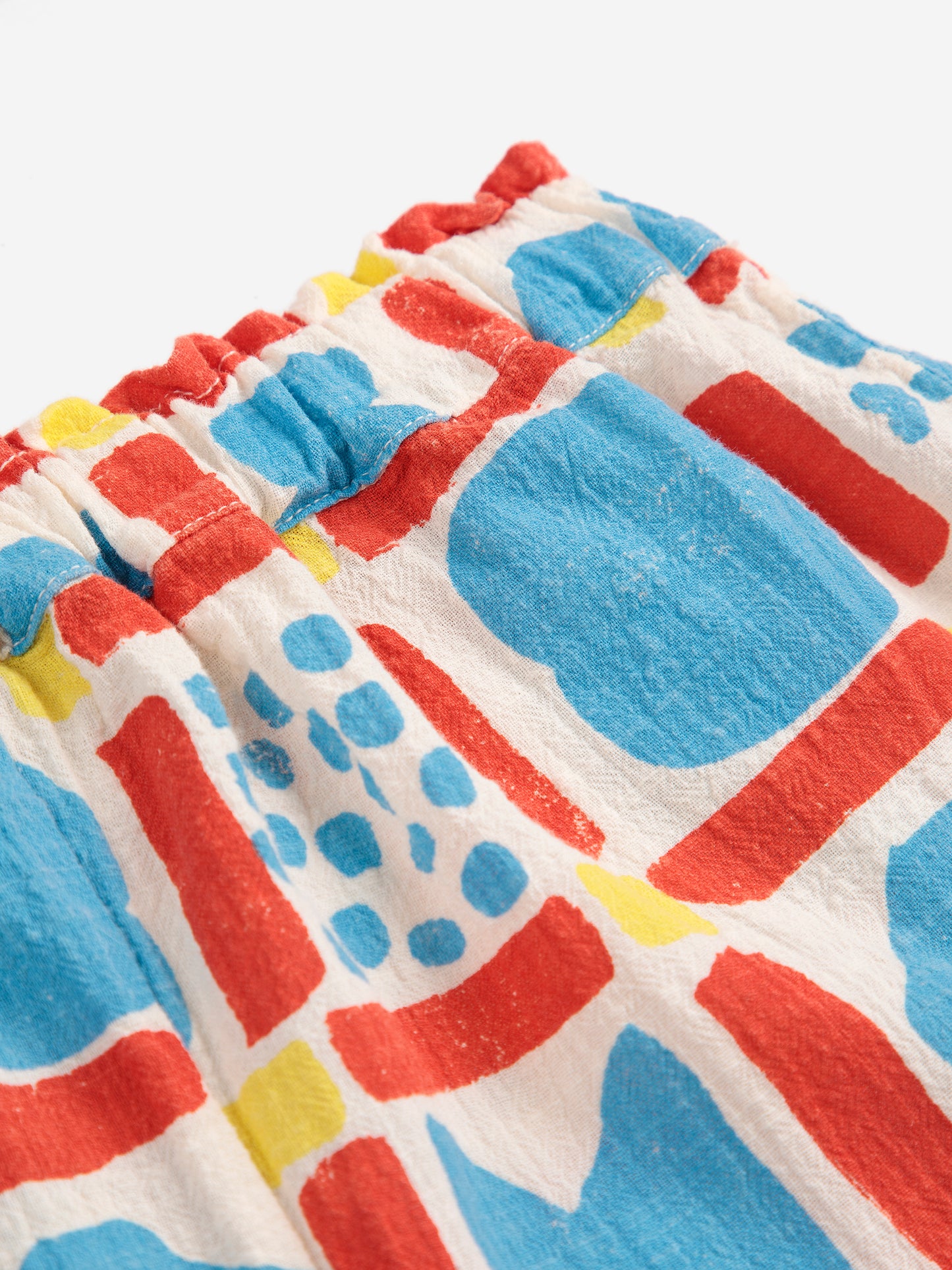 Geometric Game All Over Woven Girl Shorts