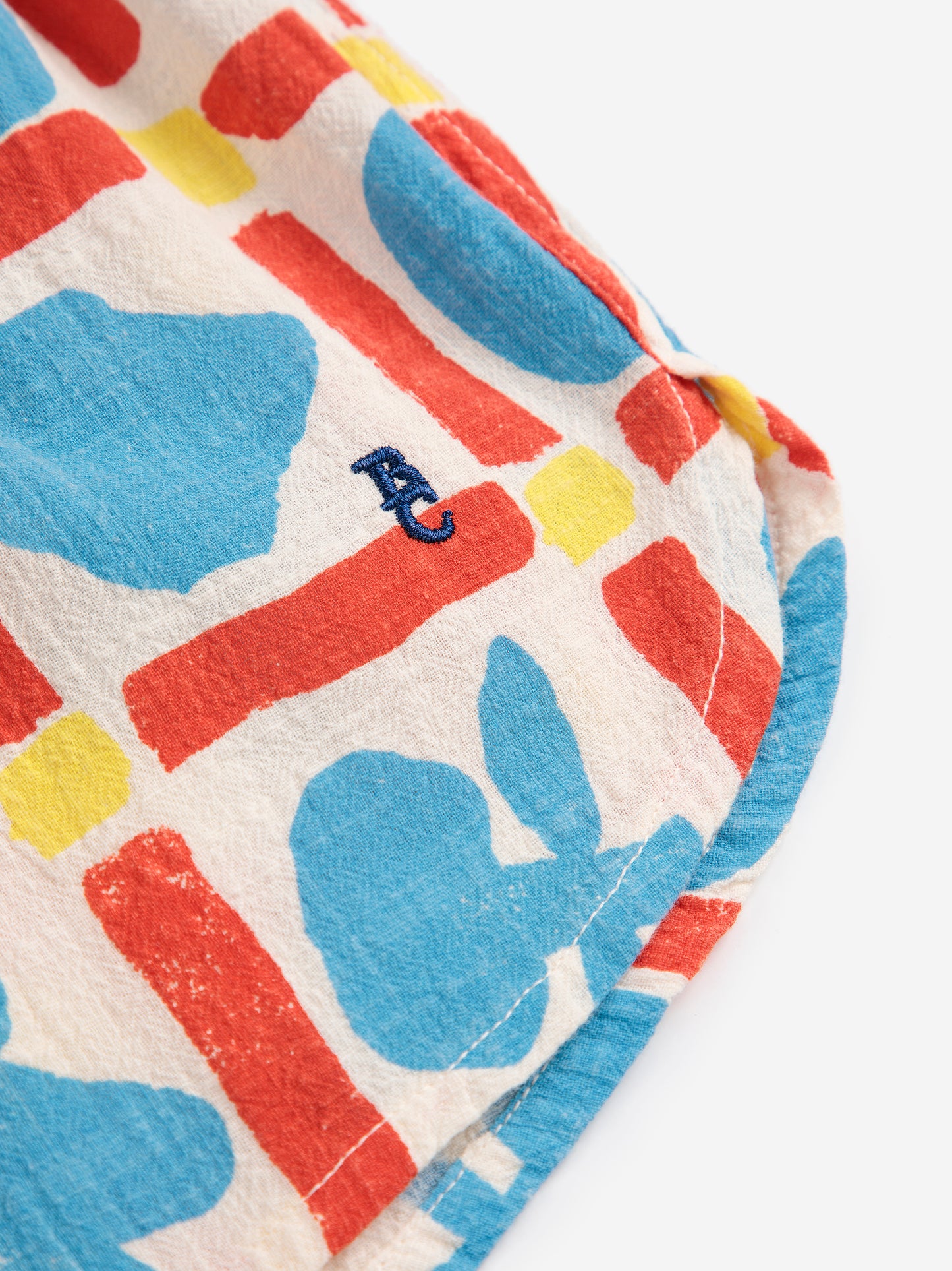 Geometric Game All Over Woven Girl Shorts