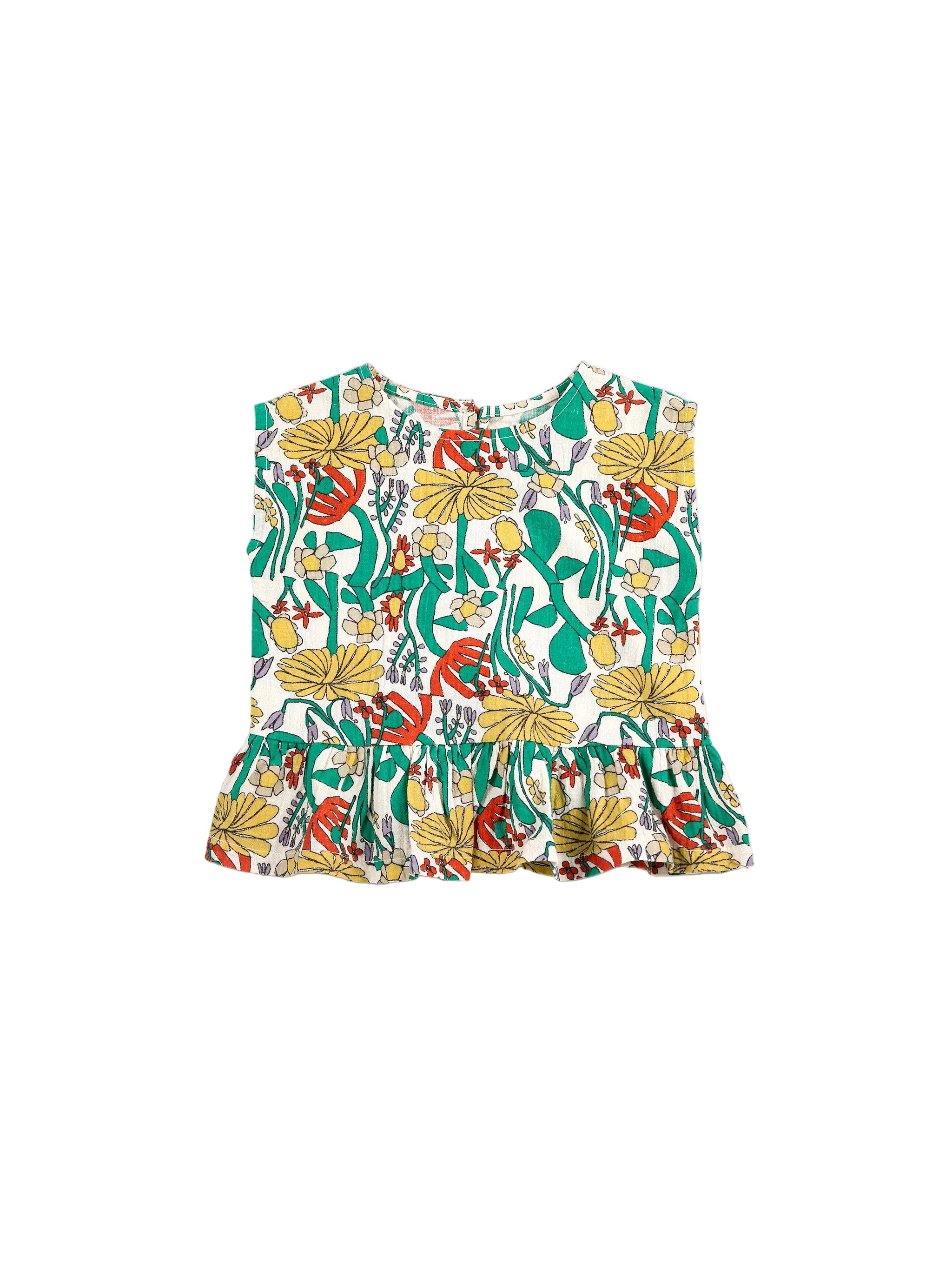 Color Herbalist All Over Woven Blouse - Multicolor