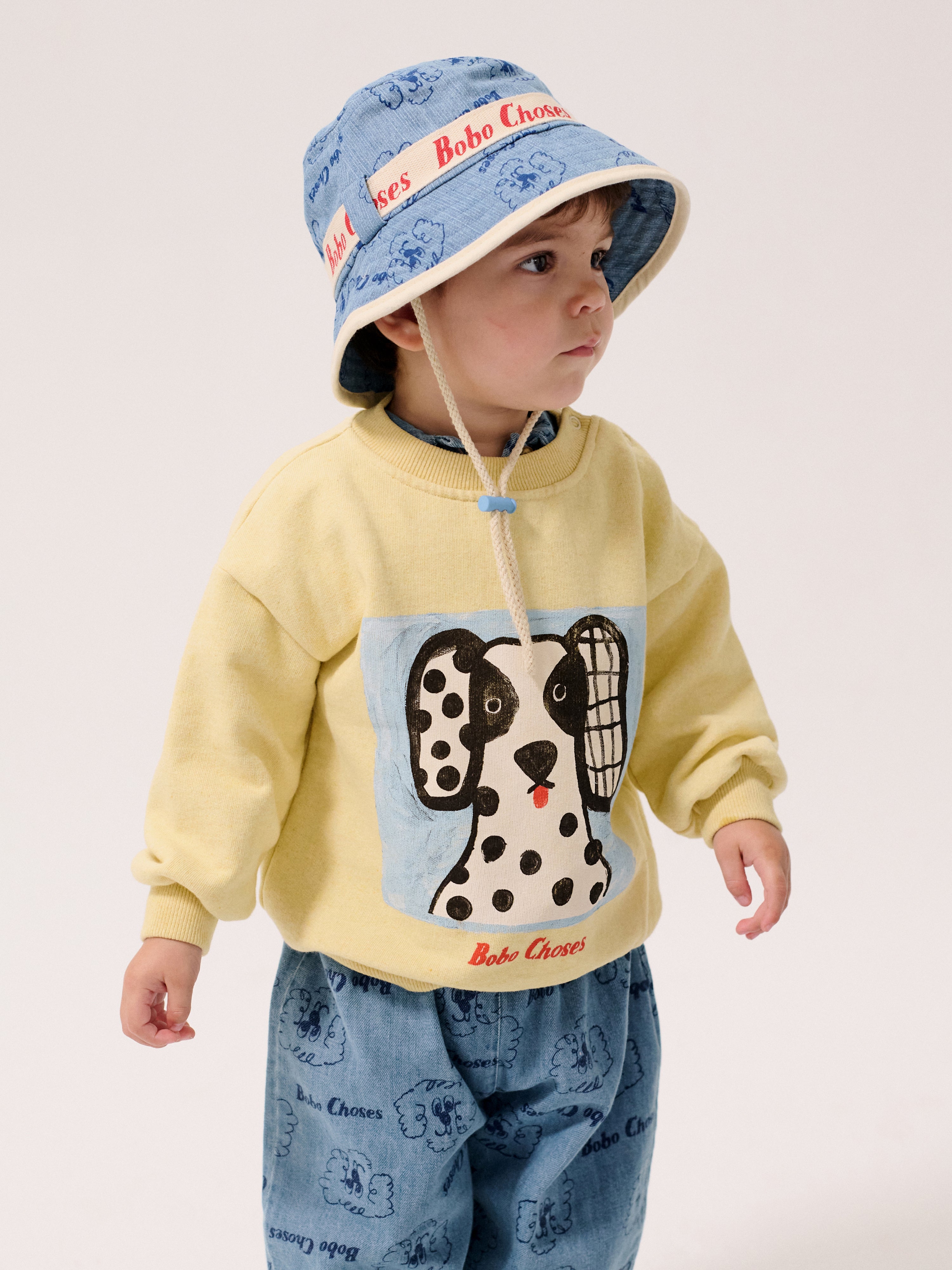 Van Dog Baby Sweartshirt - Yellow