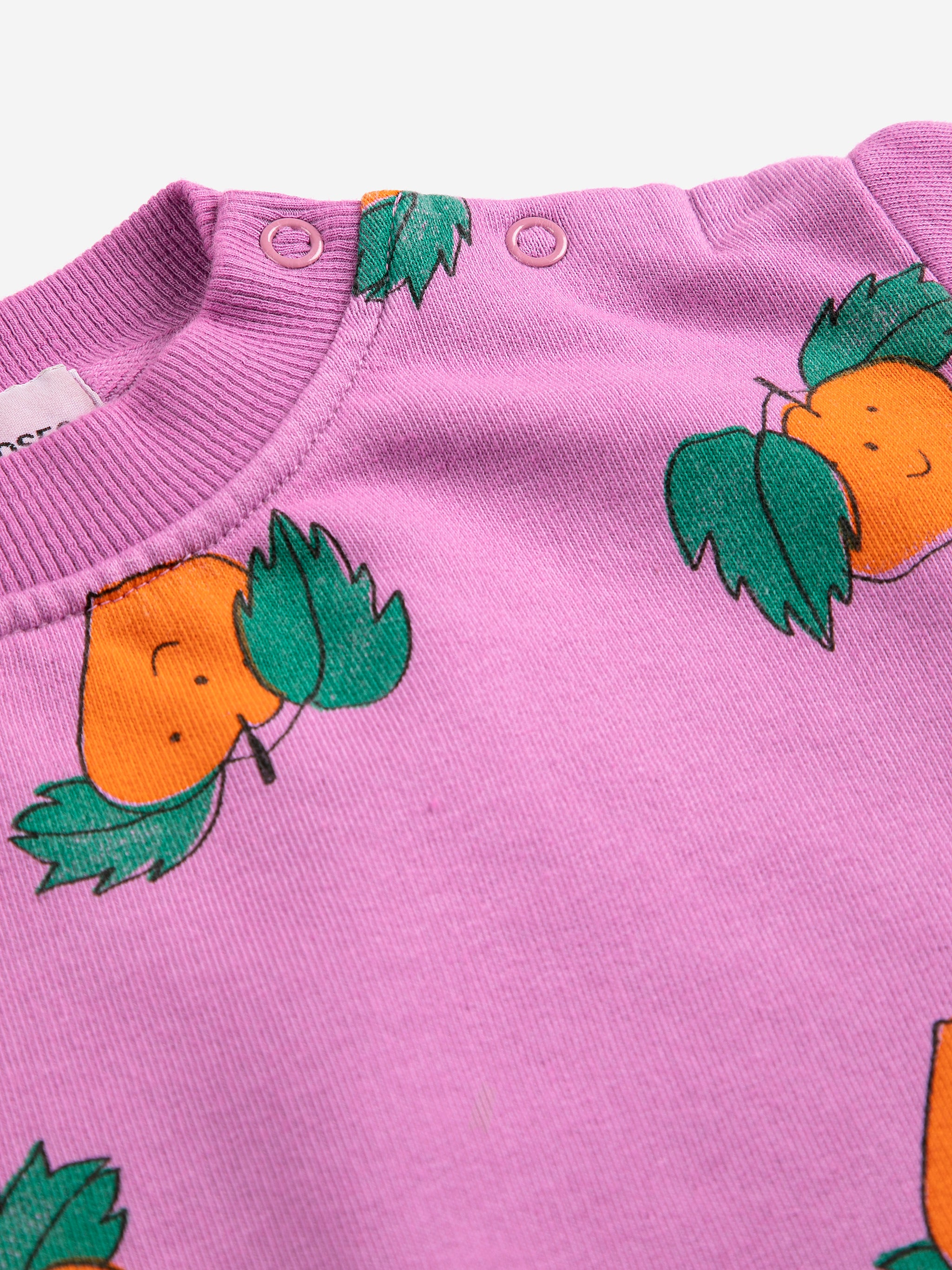 Tangerine All Over Sweatshirt - Fuchsia