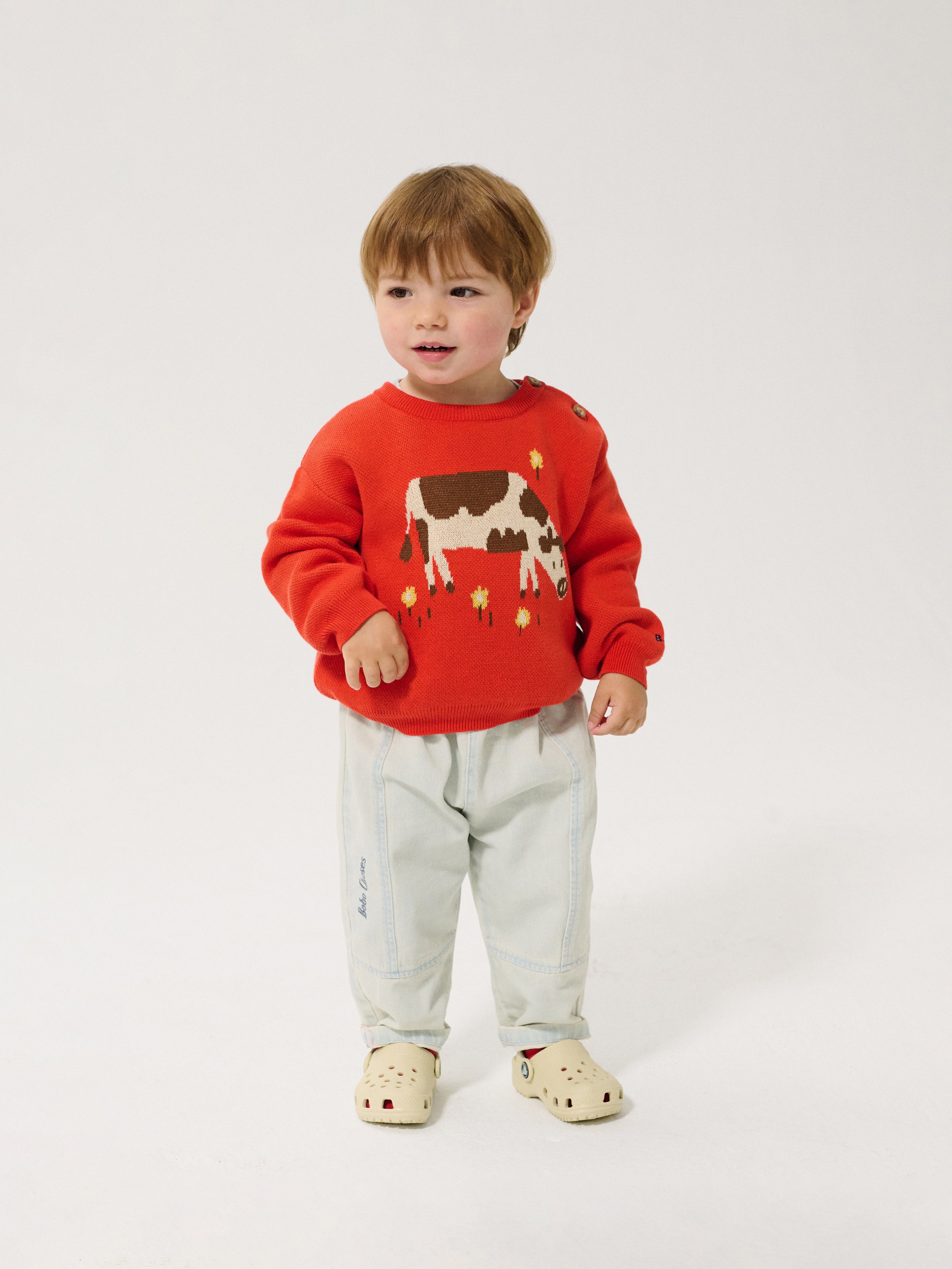 Bobo Choses Denim Pants - Light Blue