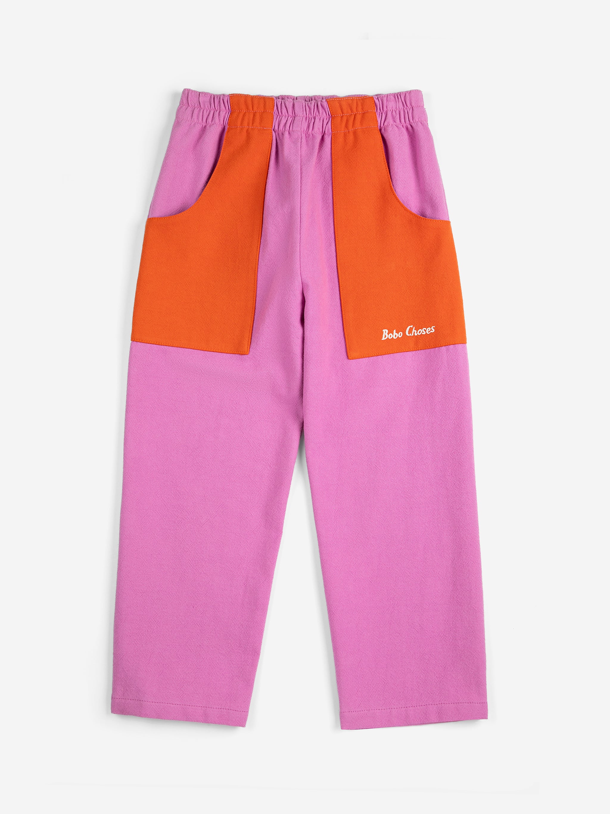 Bobo Choses Color Block Woven Pants - Purple