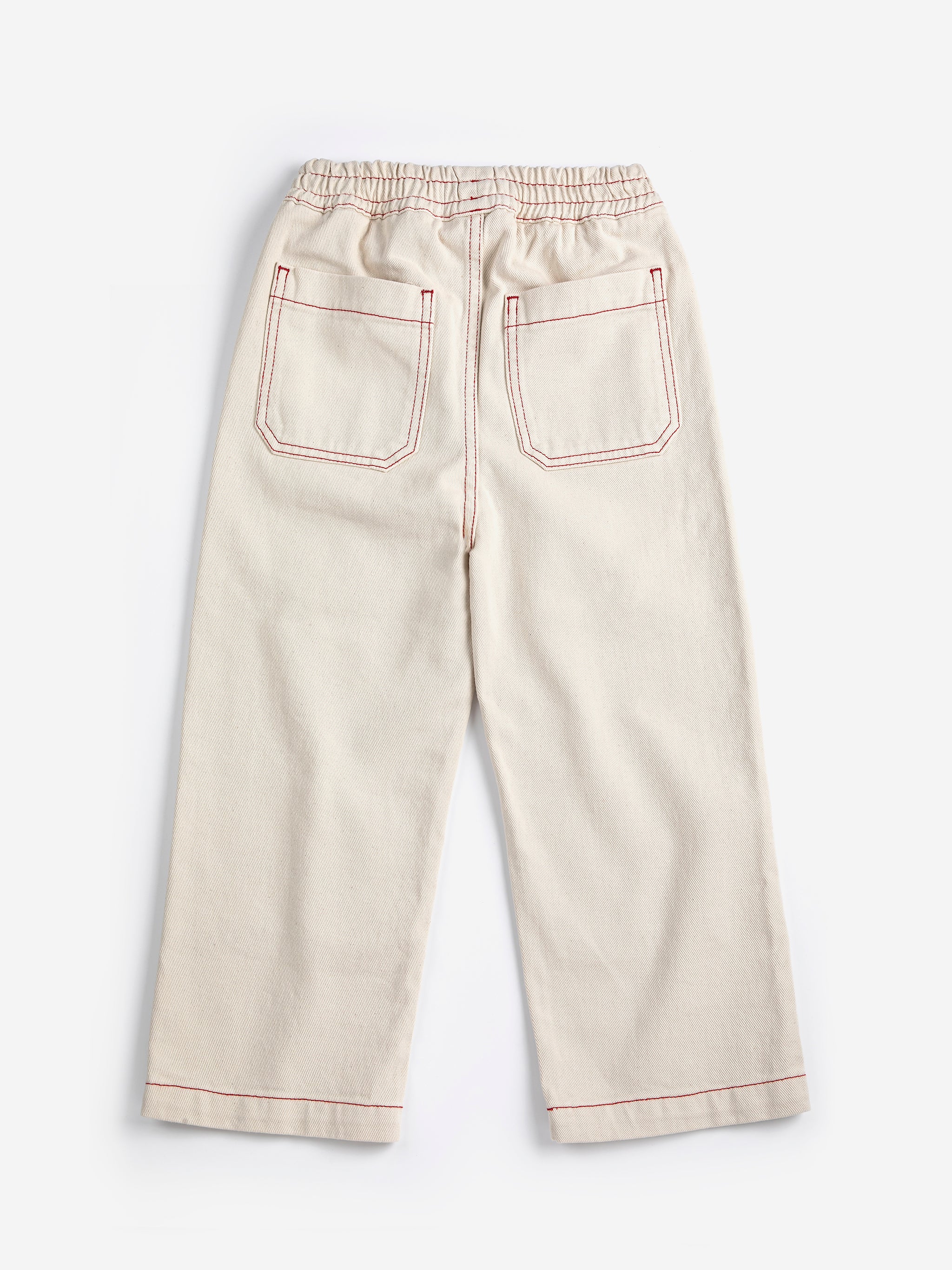 Bobo Choses Twill Pants - Off White
