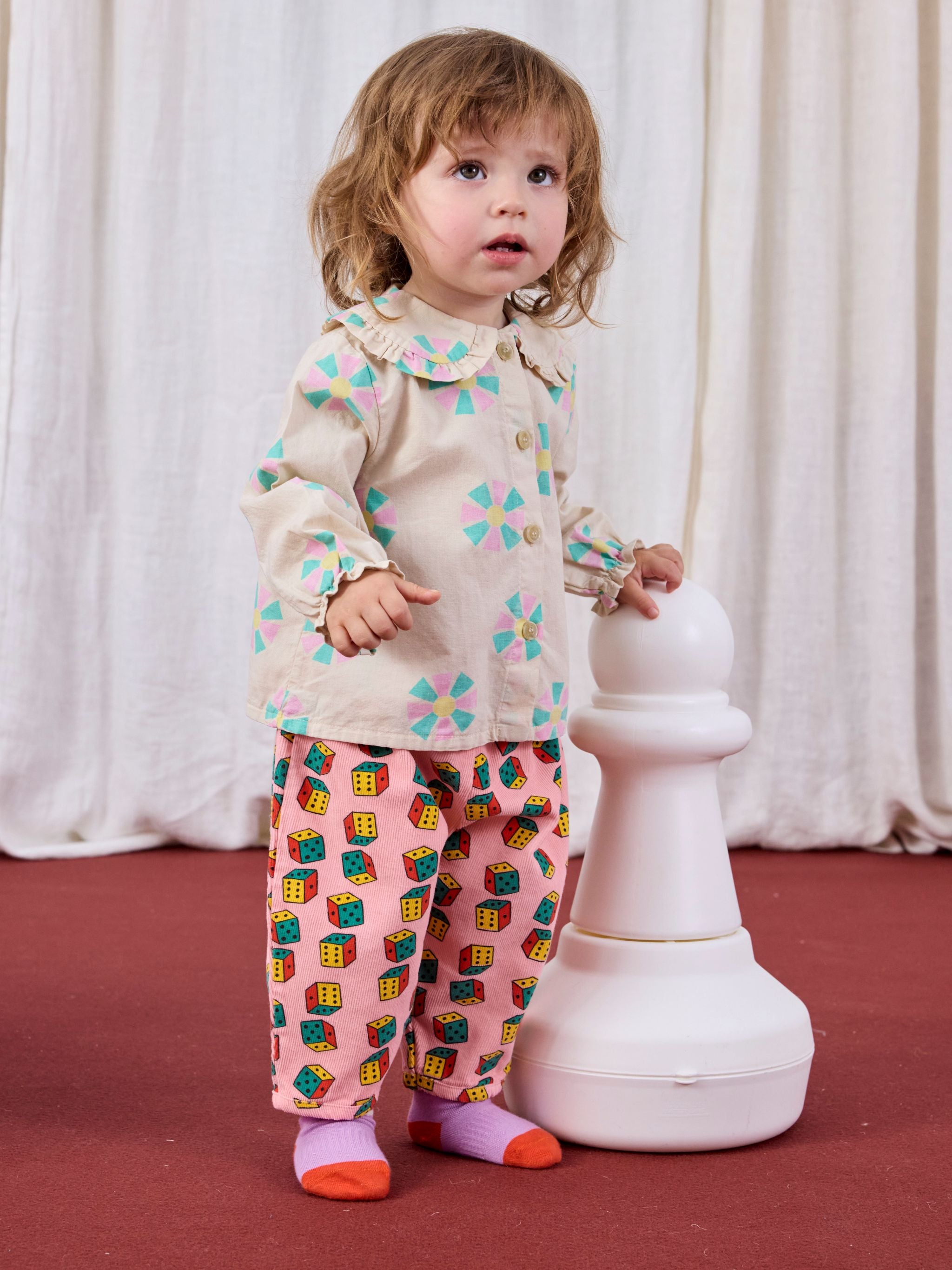 Kaleidoscope All Over Dress - Offwhite