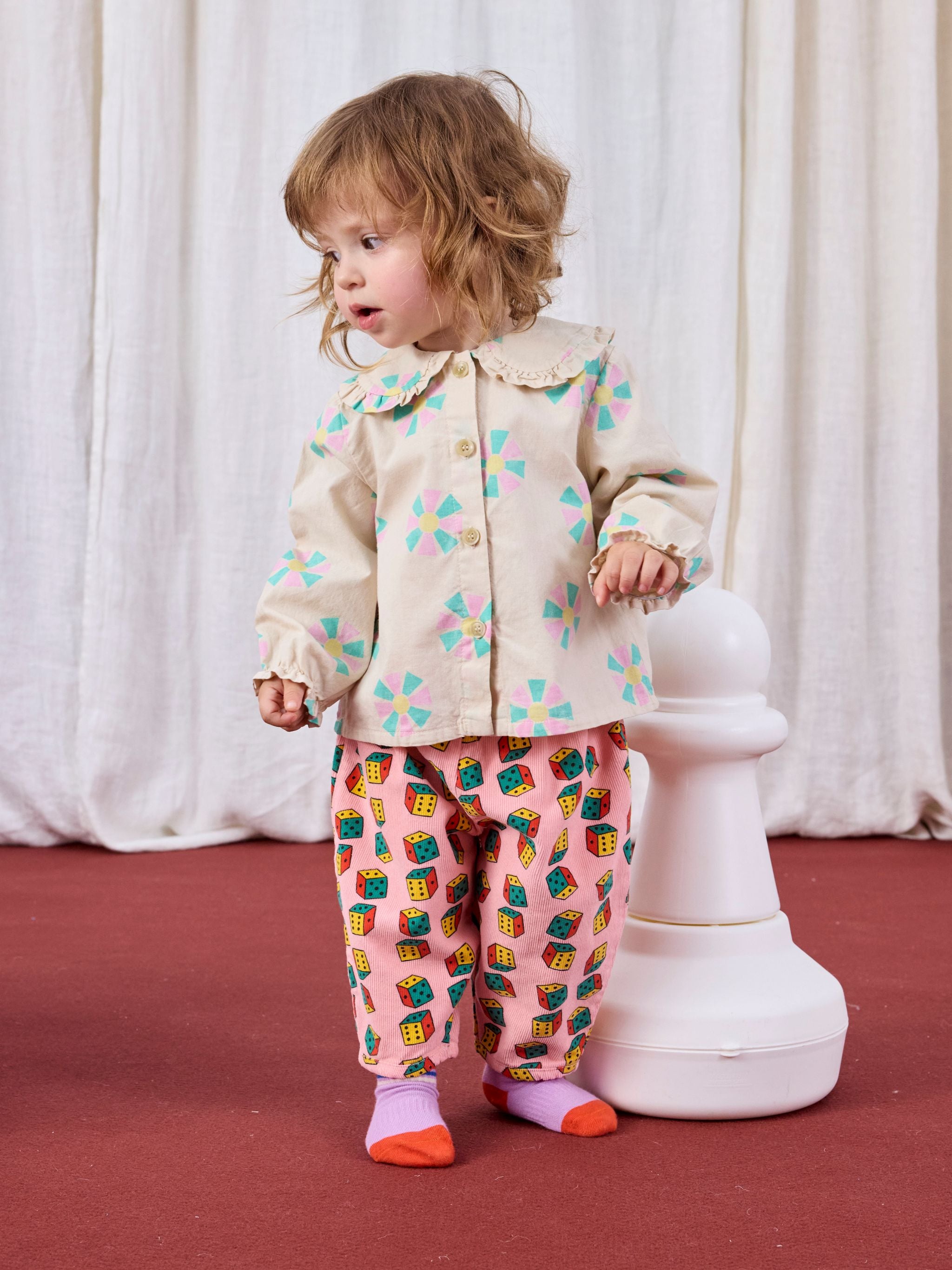 Kaleidoscope All Over Dress - Offwhite