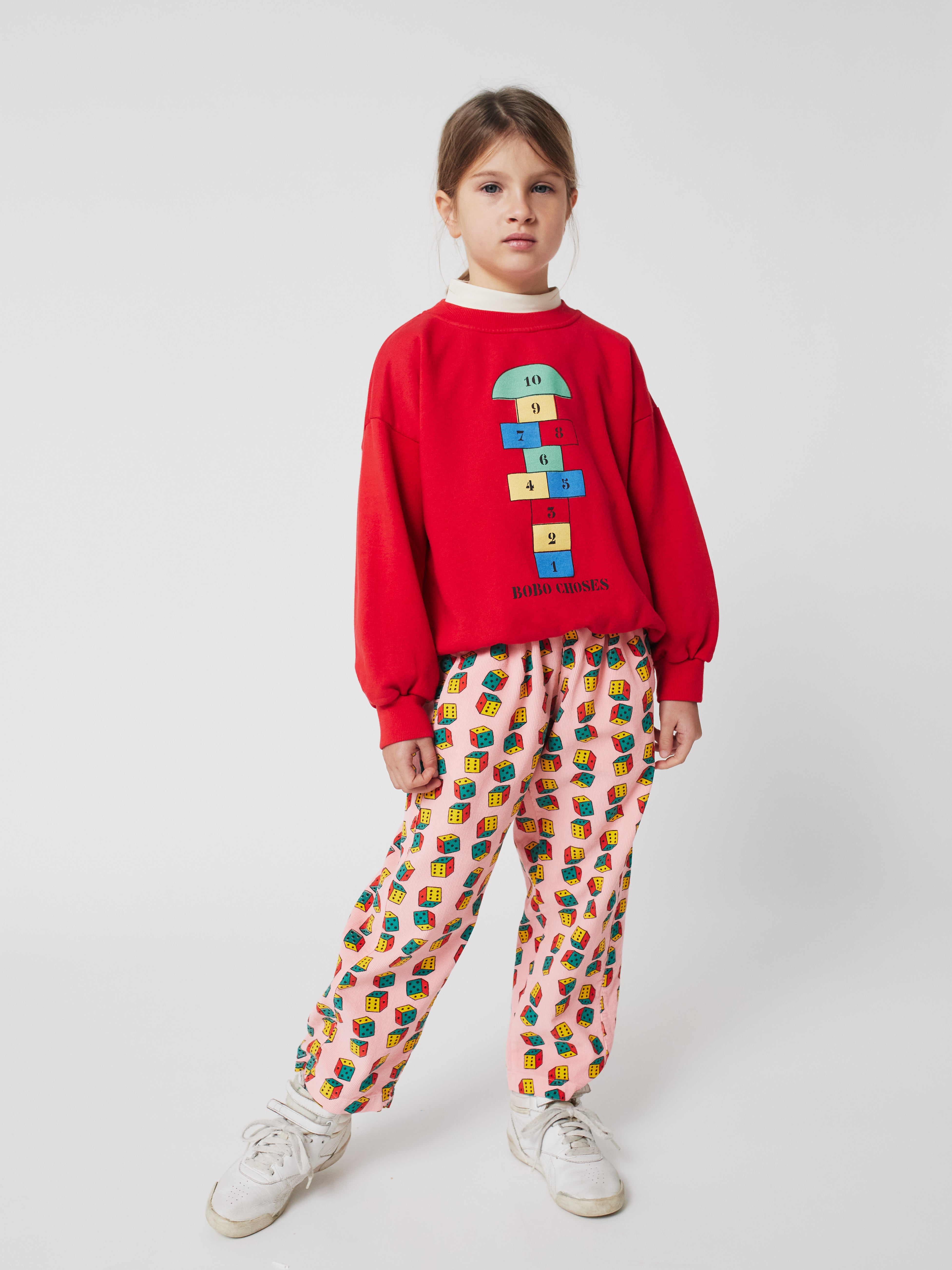 Hopscotch Sweatshirt - Red