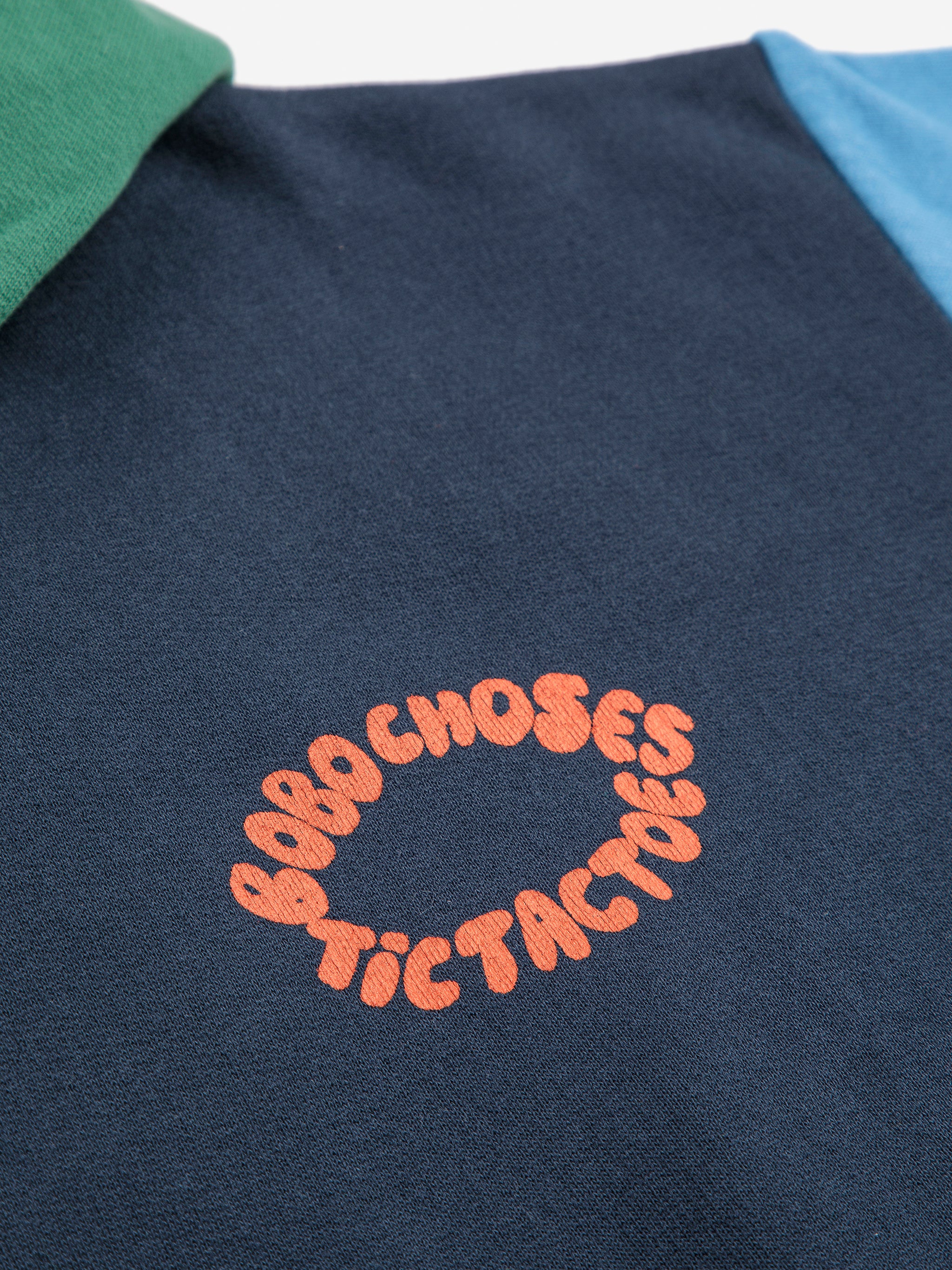 Tic Tac Toe Color Block Hoodie - Multicolor